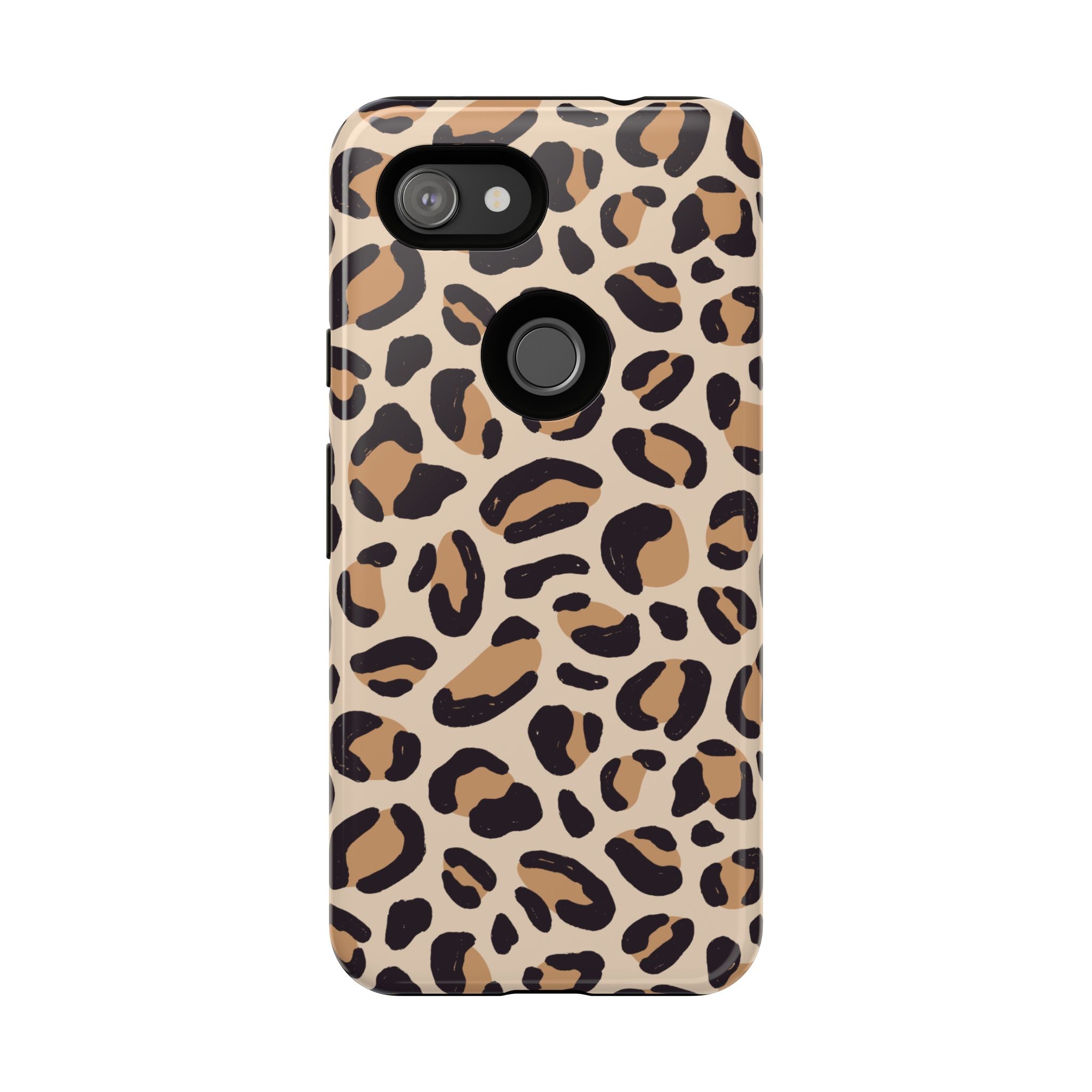 Leopard Print Tough Phone Case — Stylish Protective Phone Cover