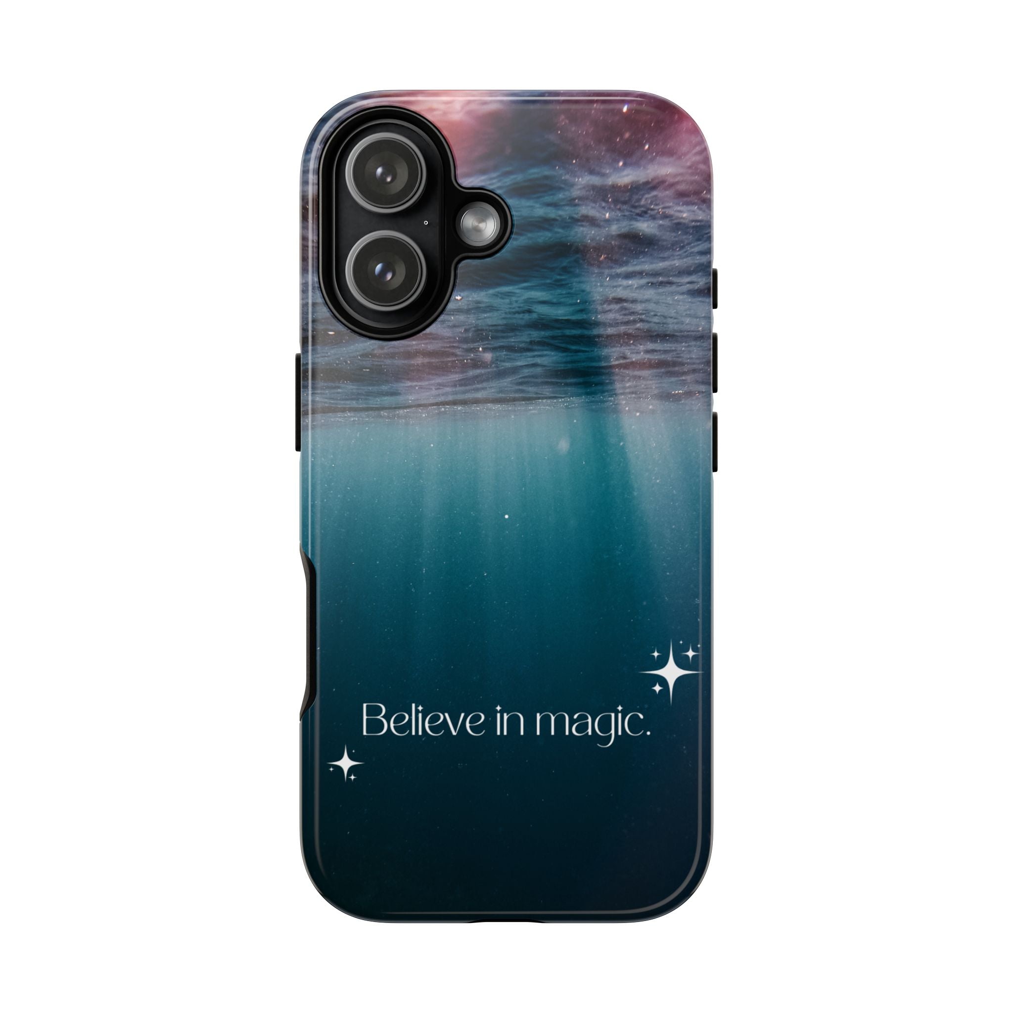 Believe in Magic Phone Case — Galaxy Ocean Phone Case