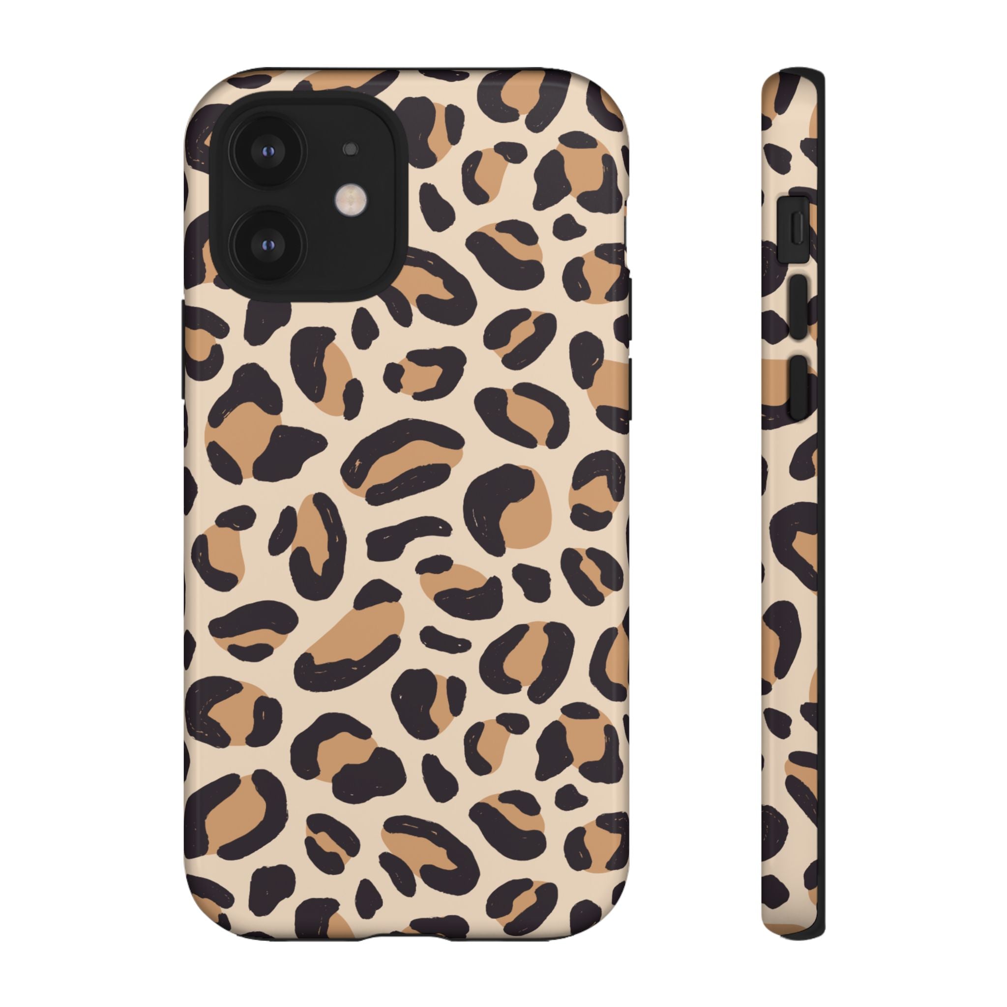 Leopard Print Tough Phone Case — Stylish Protective Phone Cover