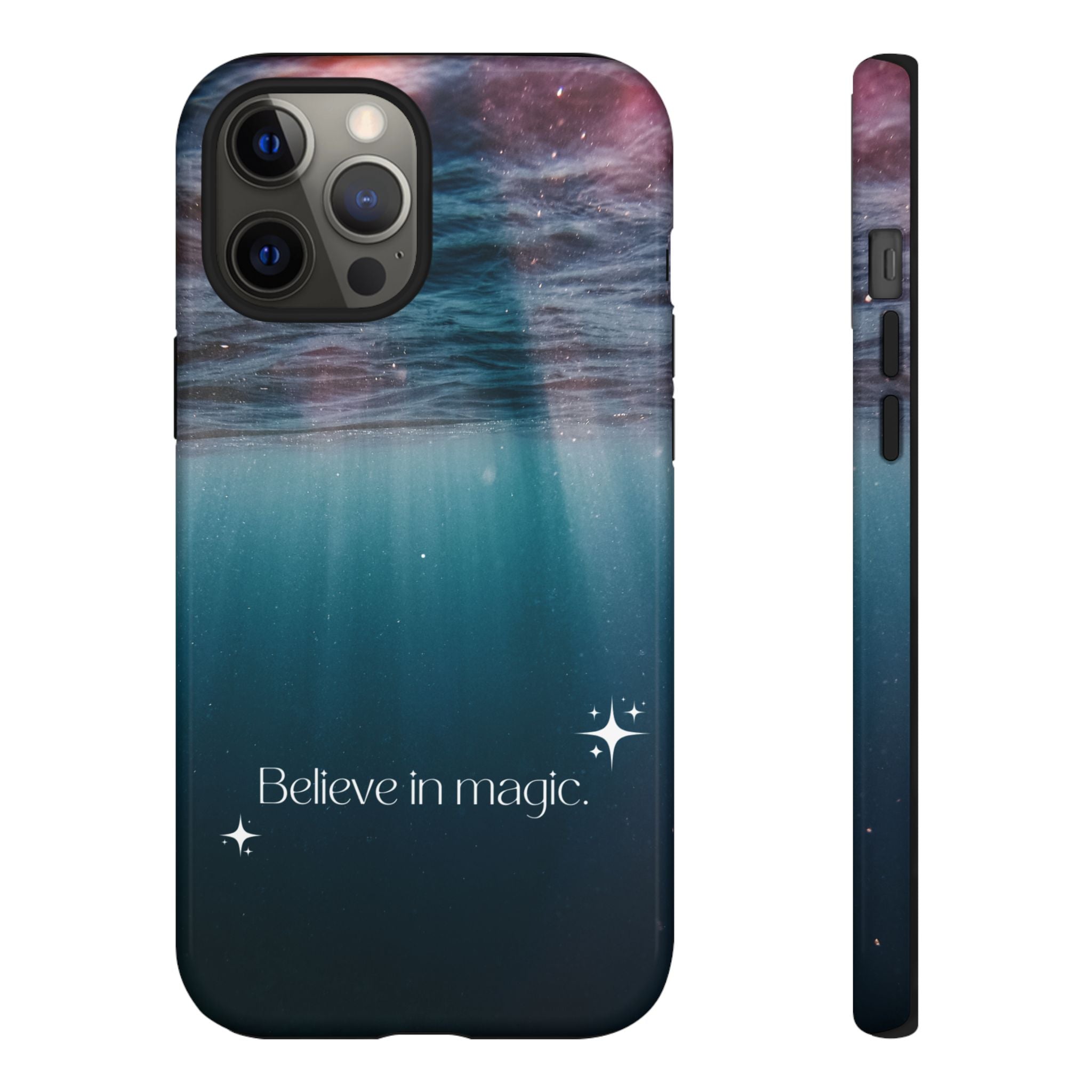 Believe in Magic Phone Case — Galaxy Ocean Phone Case