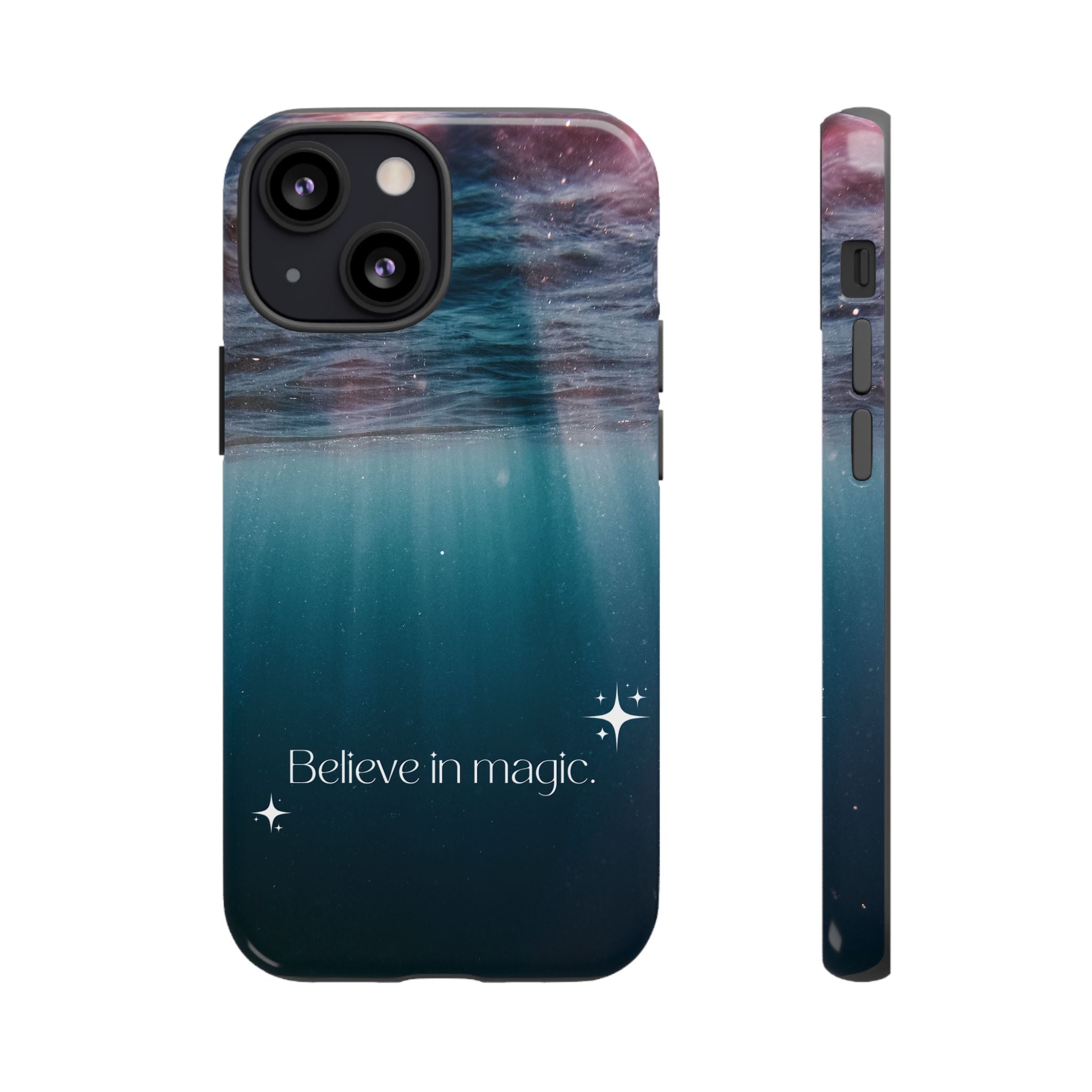 Believe in Magic Phone Case — Galaxy Ocean Phone Case