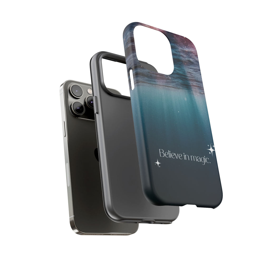 Believe in Magic Phone Case — Galaxy Ocean Phone Case