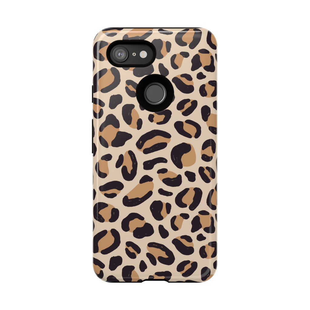 Leopard Print Tough Phone Case — Stylish Protective Phone Cover