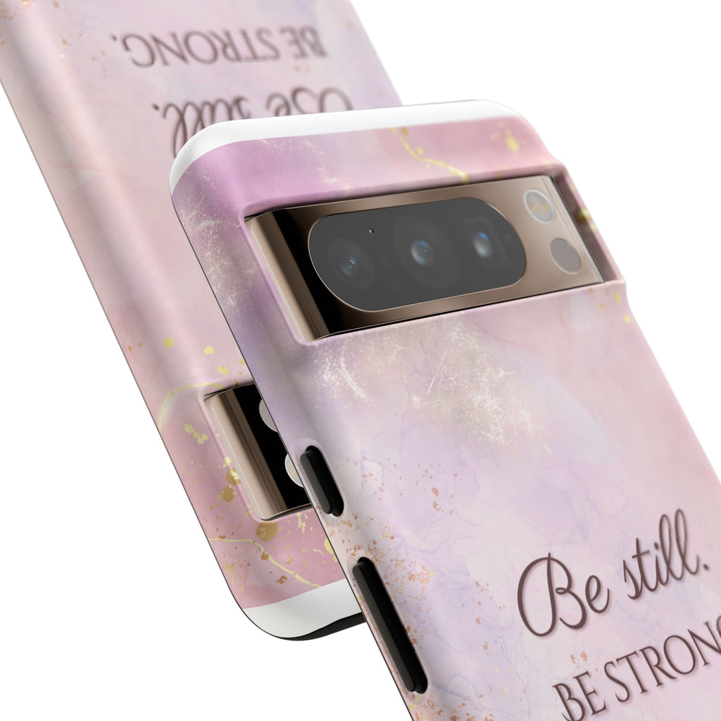 Be Still, Be Strong Marble Phone Case