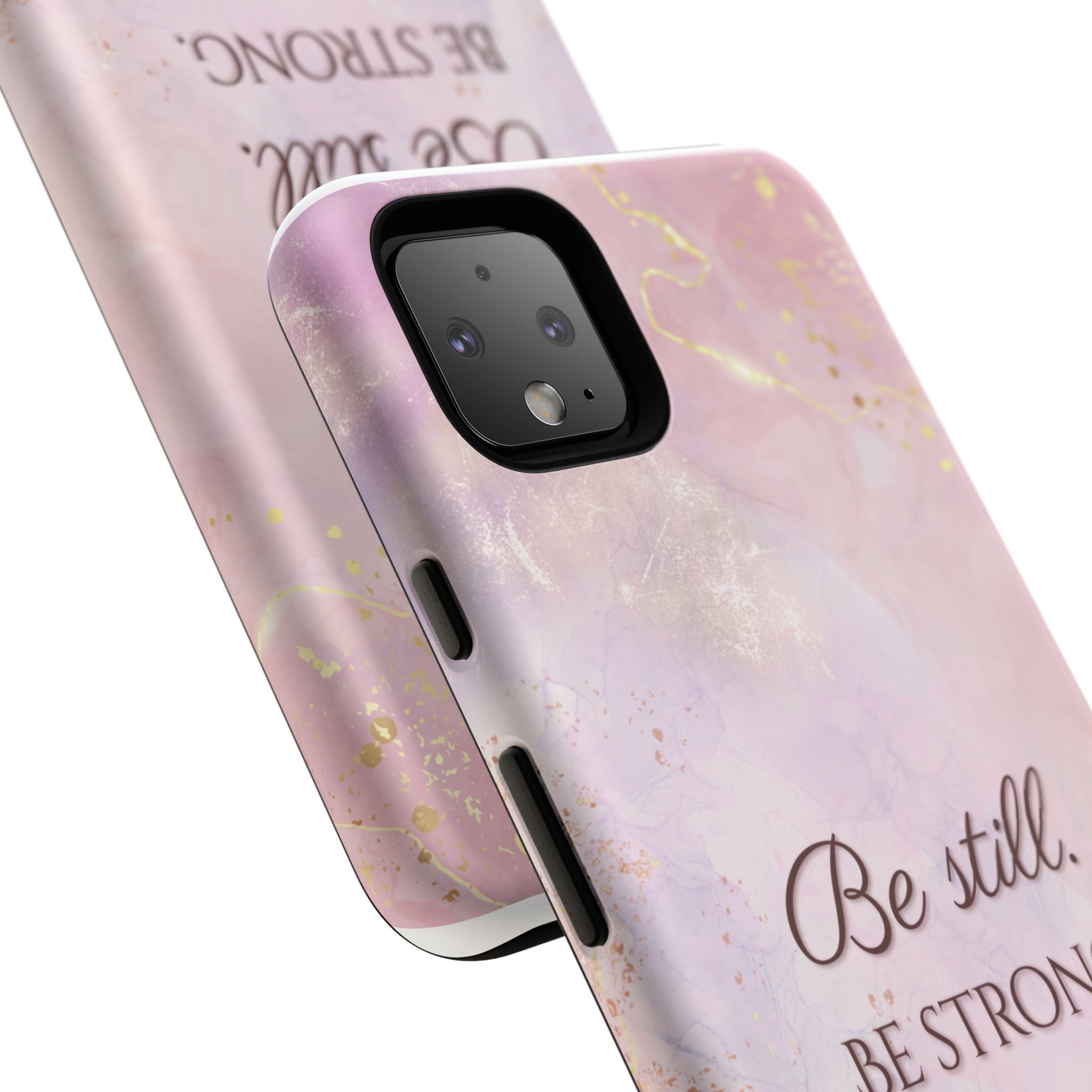 Be Still, Be Strong Marble Phone Case