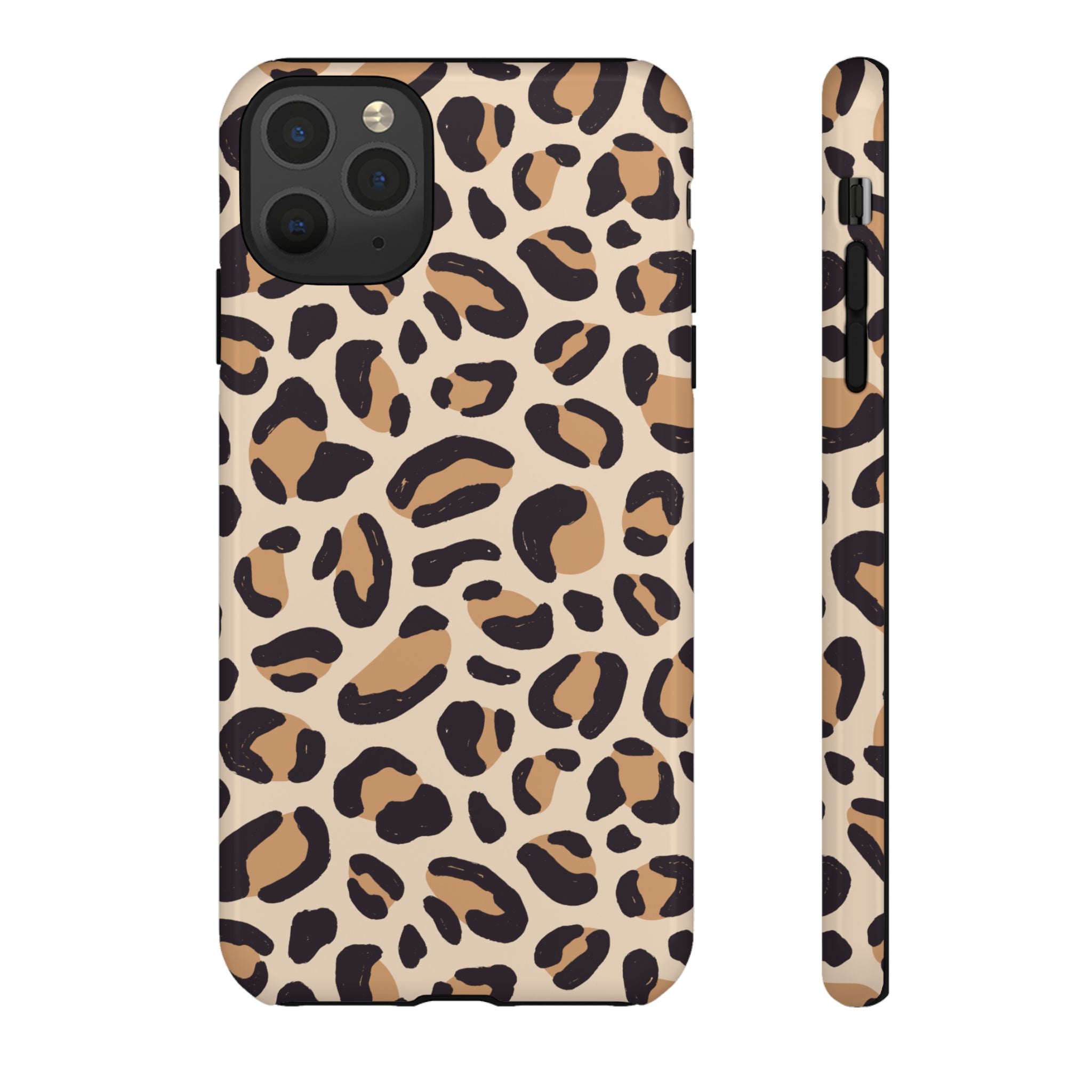 Leopard Print Tough Phone Case — Stylish Protective Phone Cover