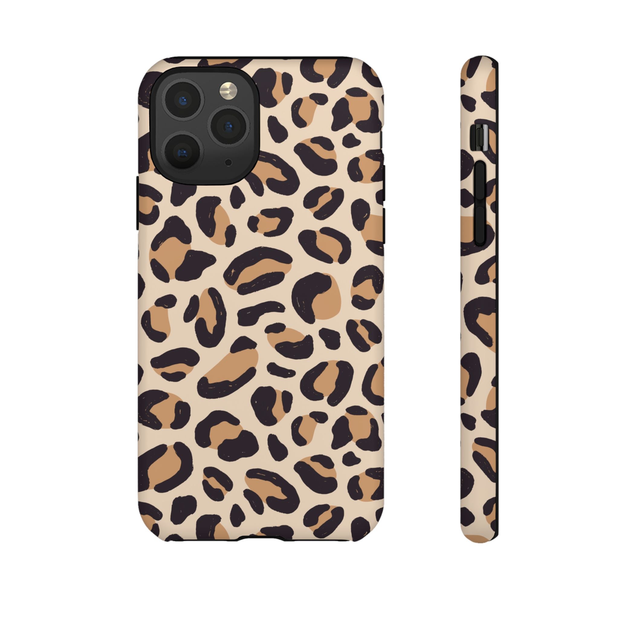 Leopard Print Tough Phone Case — Stylish Protective Phone Cover