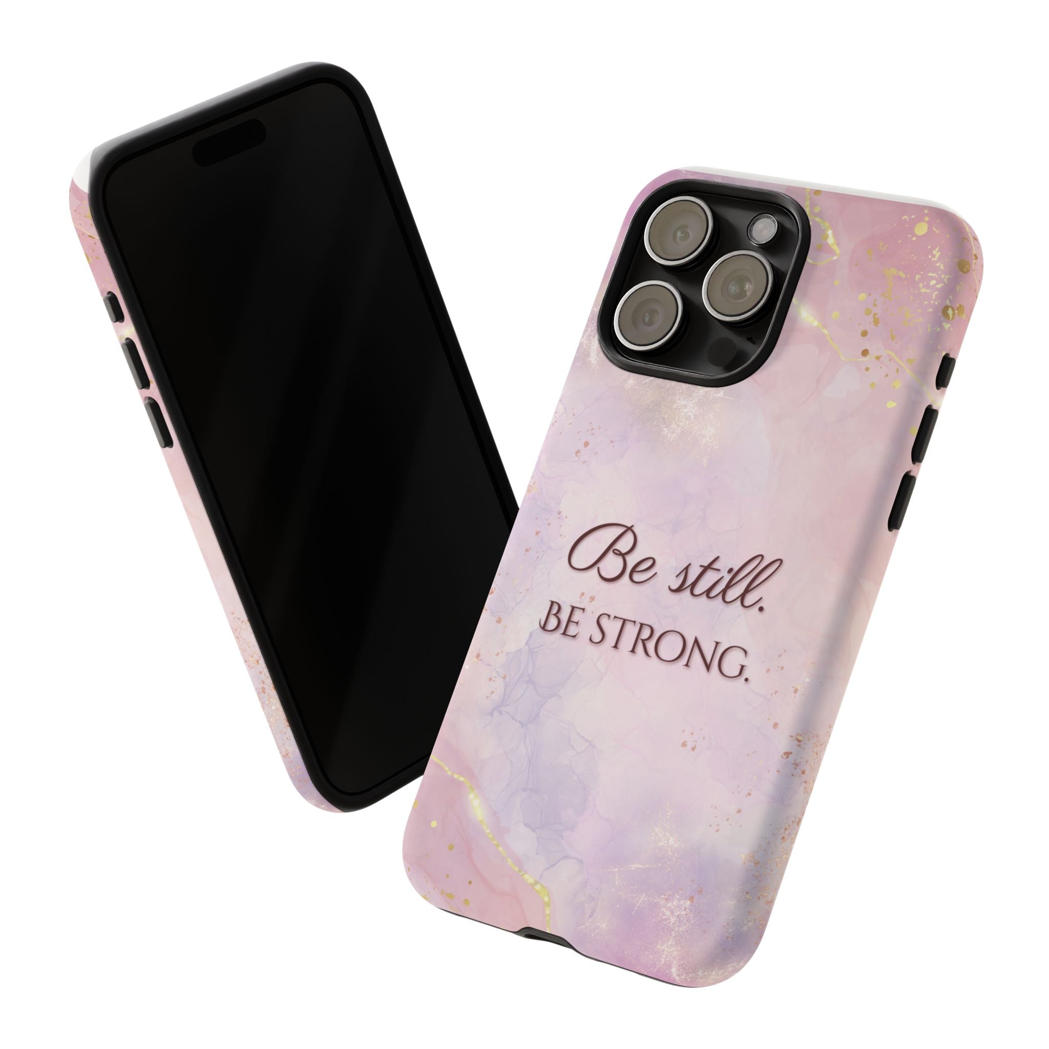 Be Still, Be Strong Marble Phone Case