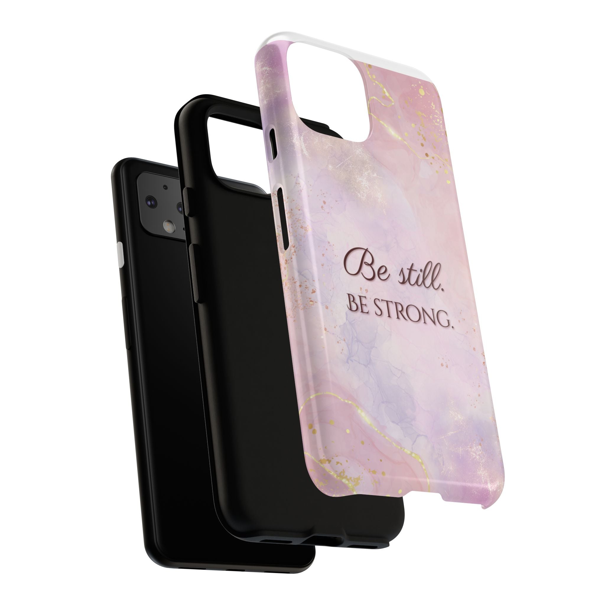 Be Still, Be Strong Marble Phone Case