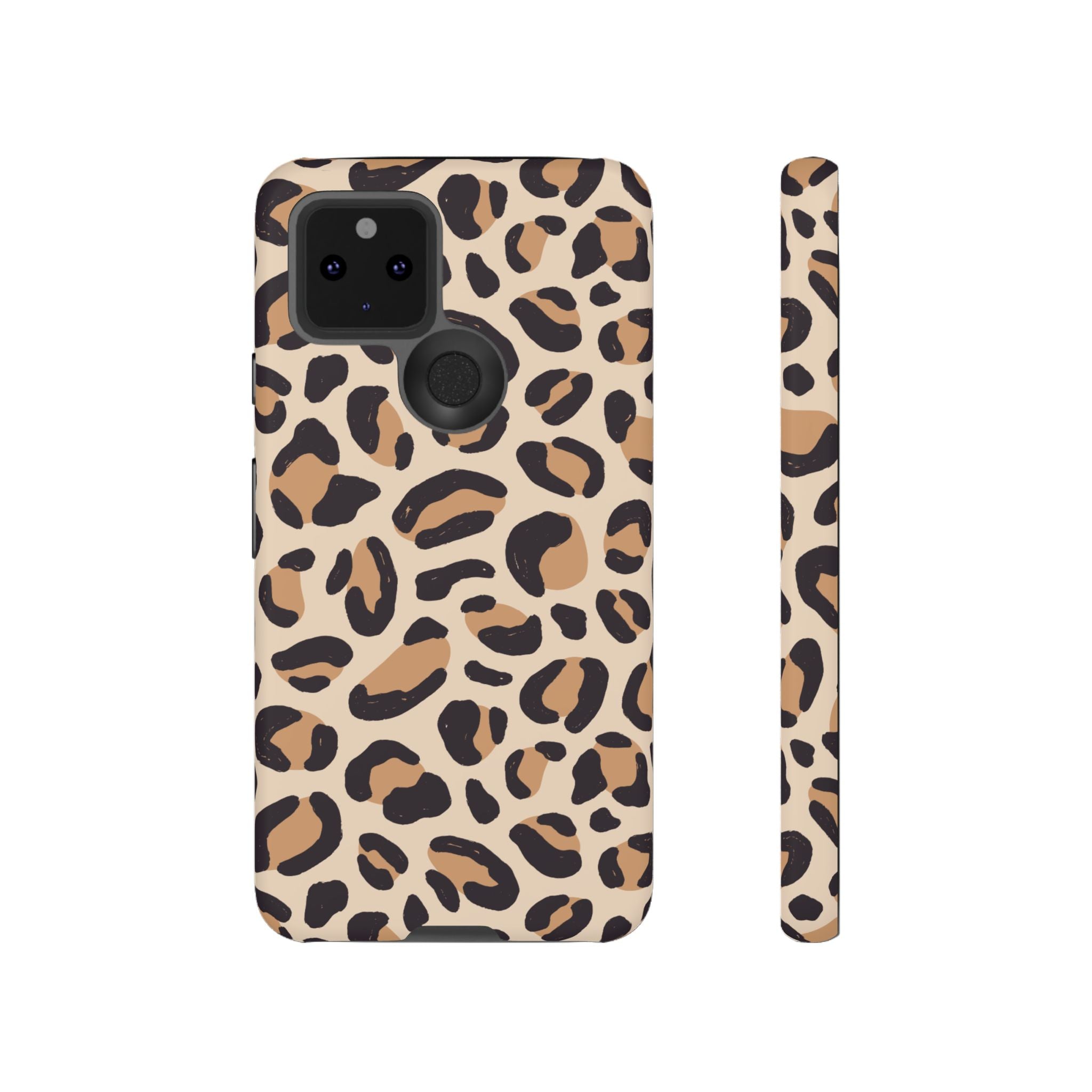 Leopard Print Tough Phone Case — Stylish Protective Phone Cover