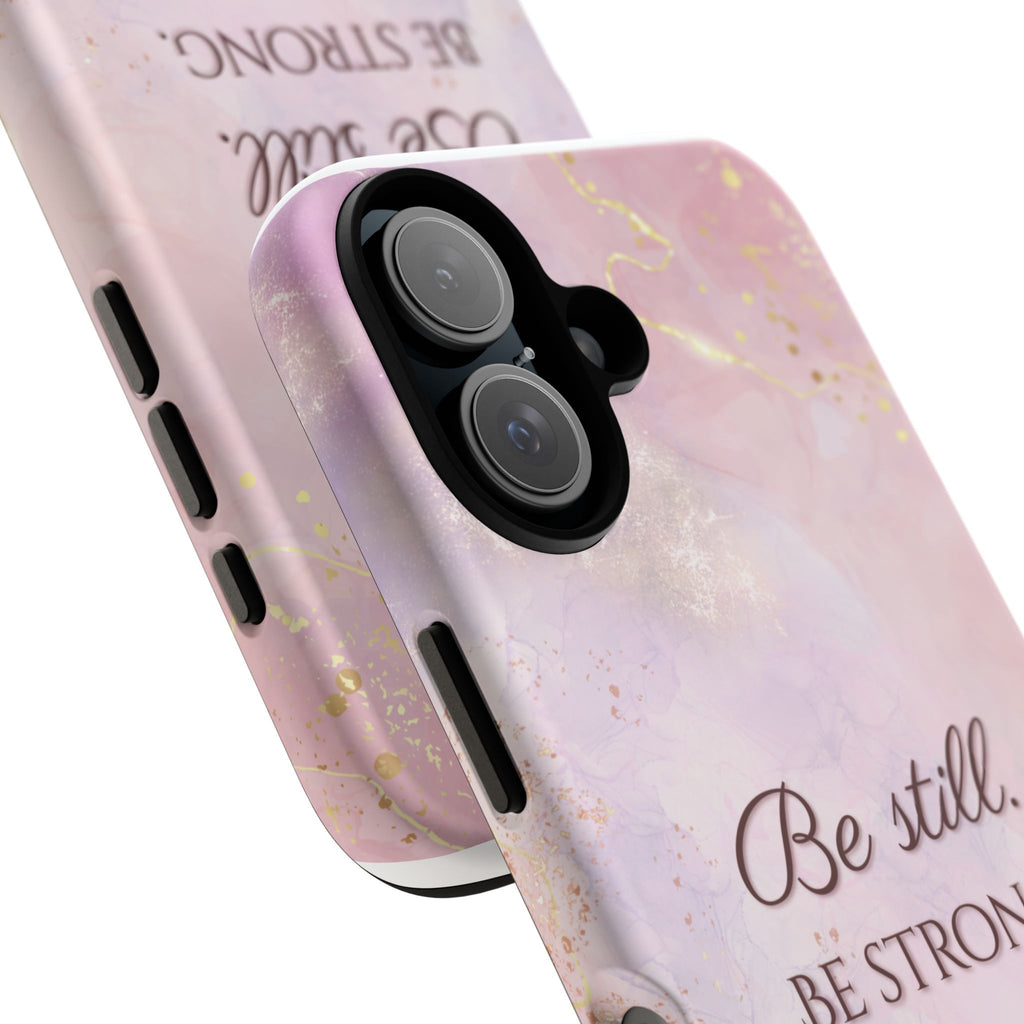 Be Still, Be Strong Marble Phone Case