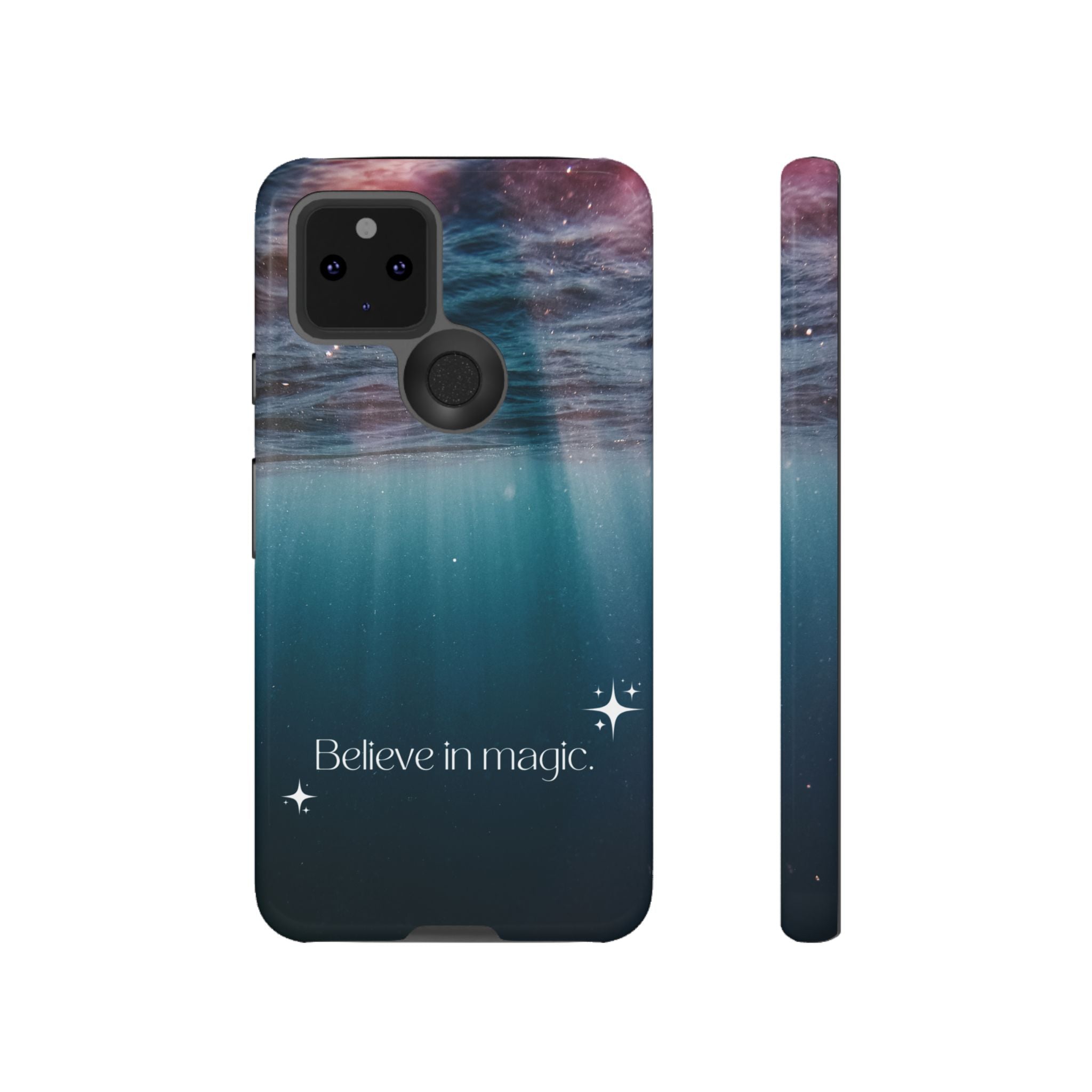 Believe in Magic Phone Case — Galaxy Ocean Phone Case