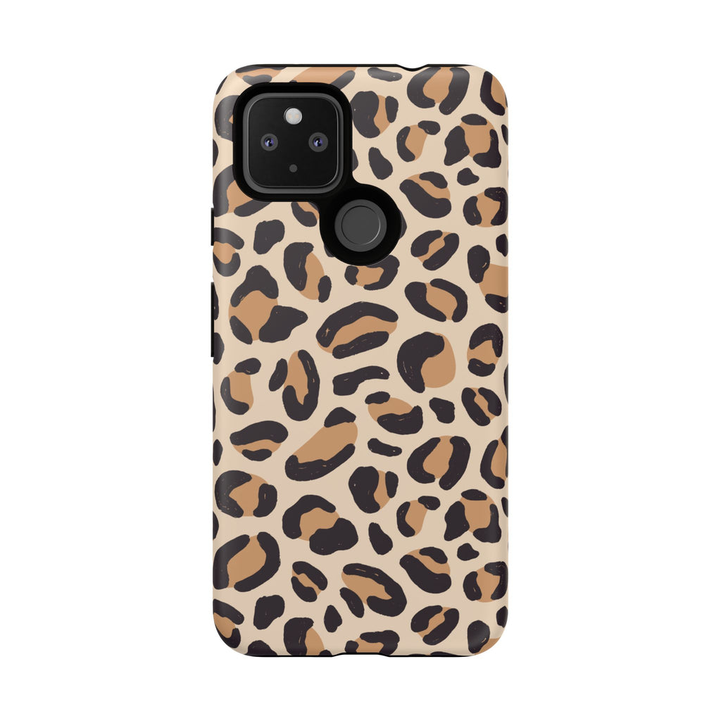 Leopard Print Tough Phone Case — Stylish Protective Phone Cover