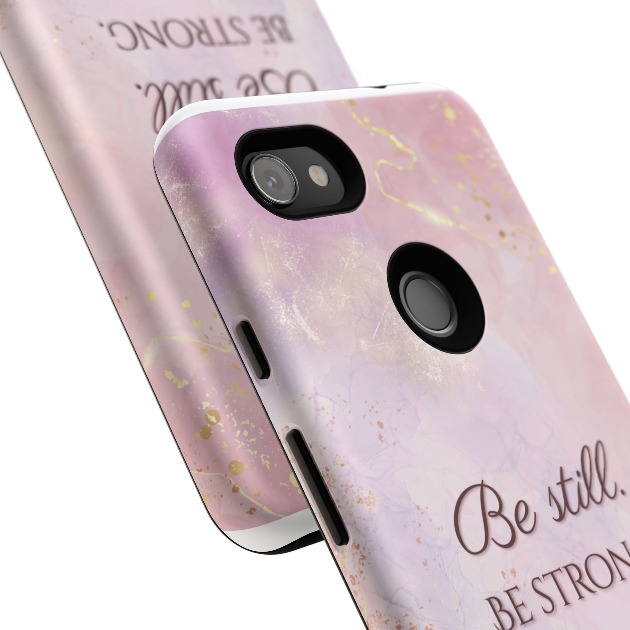 Be Still, Be Strong Marble Phone Case