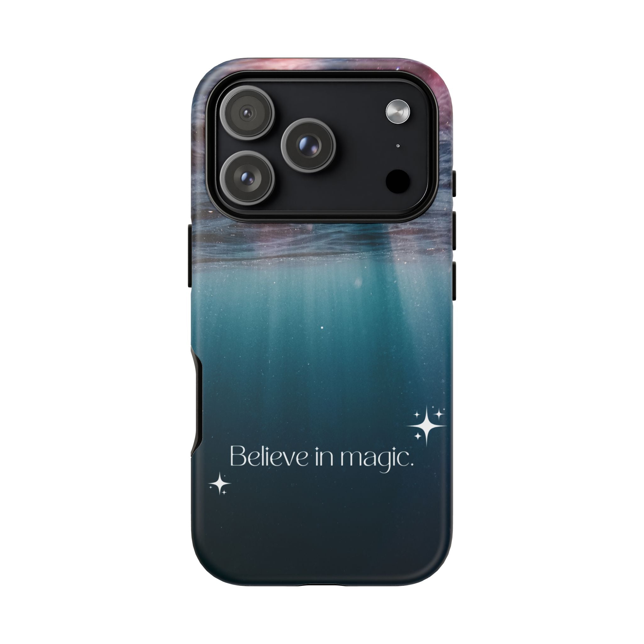 Believe in Magic Phone Case — Galaxy Ocean Phone Case