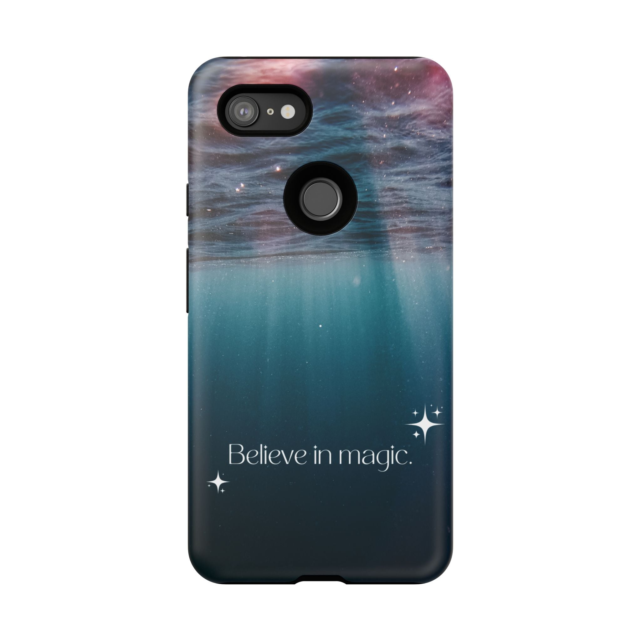 Believe in Magic Phone Case — Galaxy Ocean Phone Case