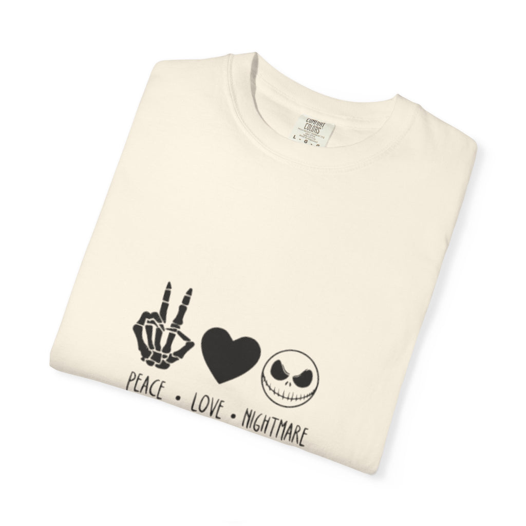 Peace • Love • Nightmare T-Shirt — Jack Skellington Inspired Graphic Tee