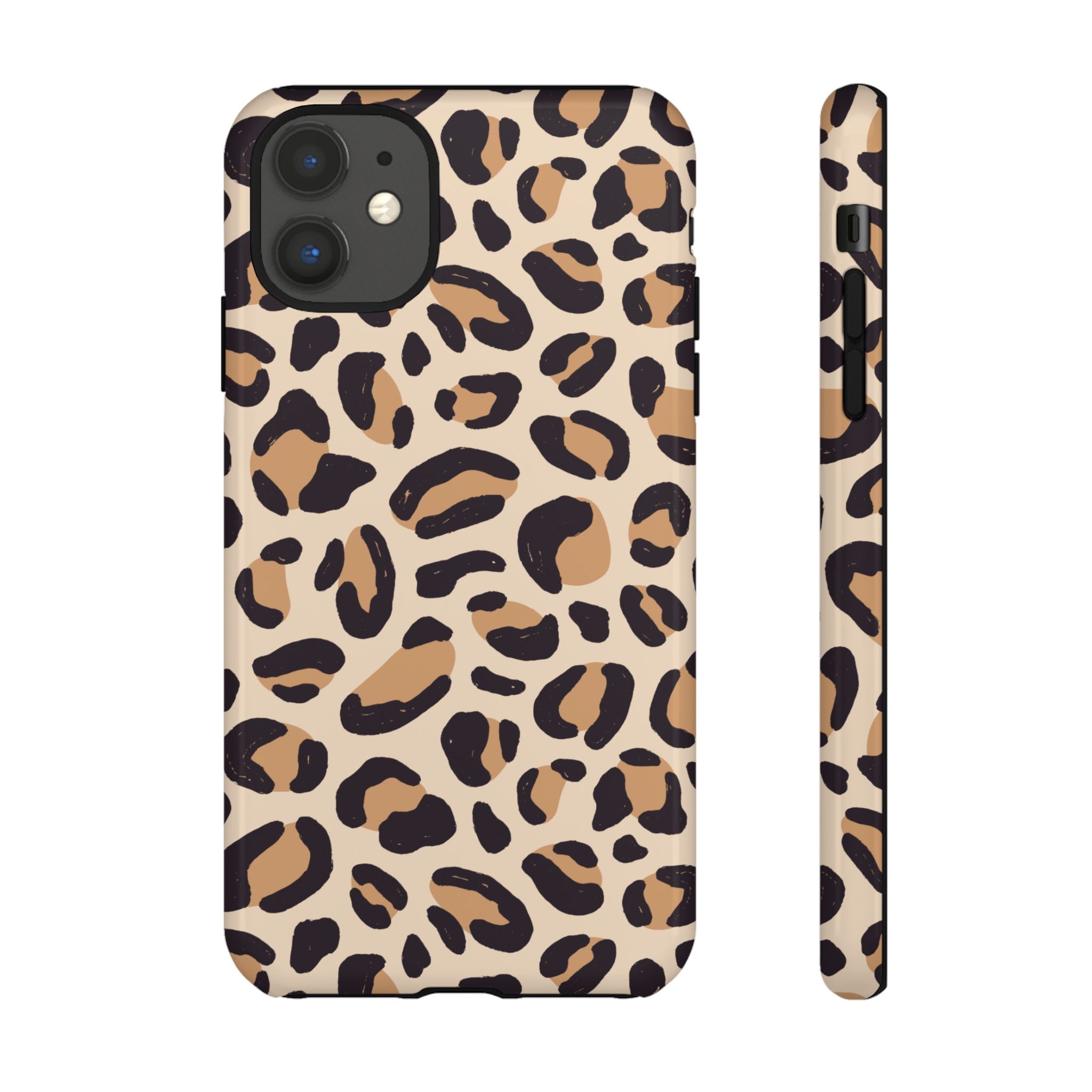 Leopard Print Tough Phone Case — Stylish Protective Phone Cover