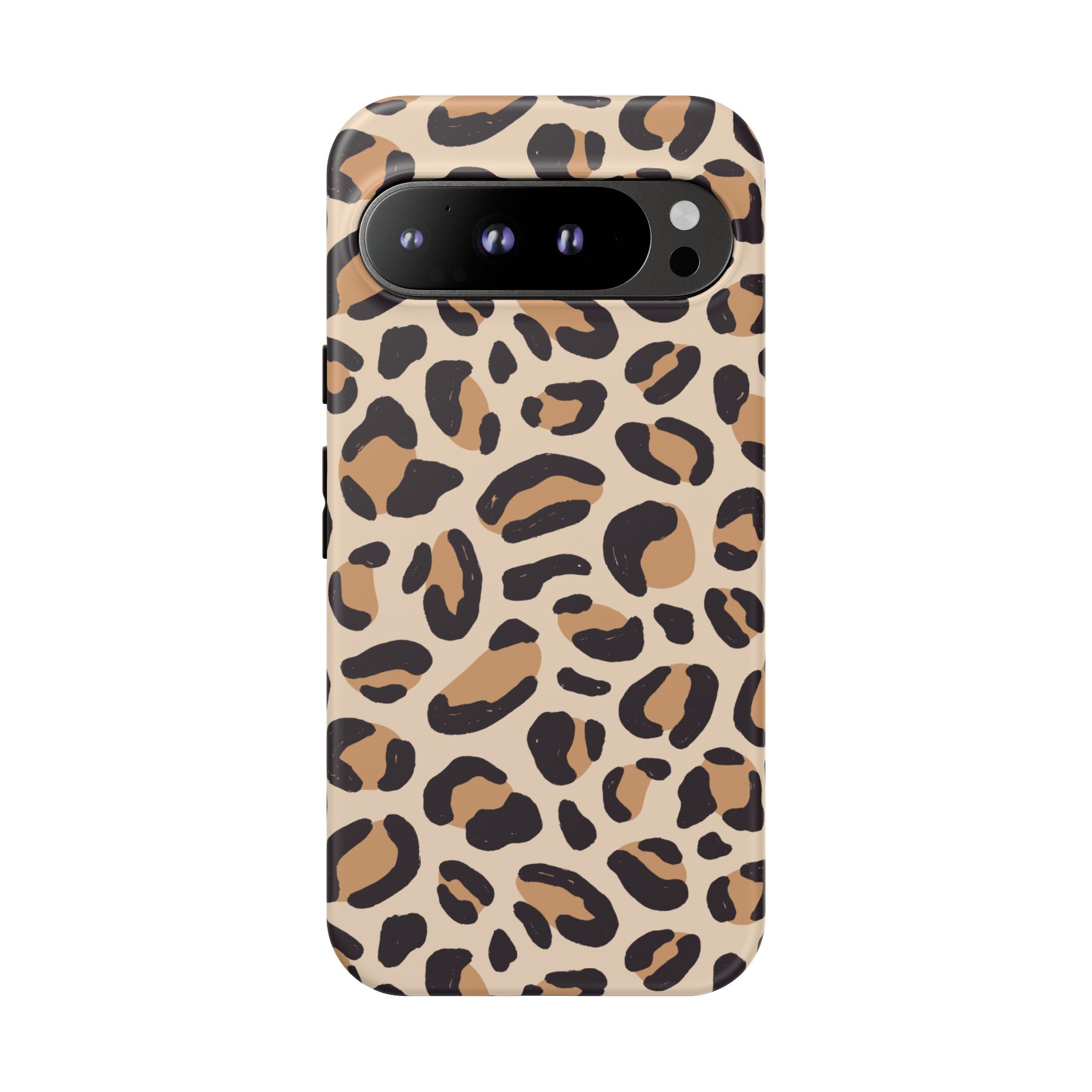 Leopard Print Tough Phone Case — Stylish Protective Phone Cover