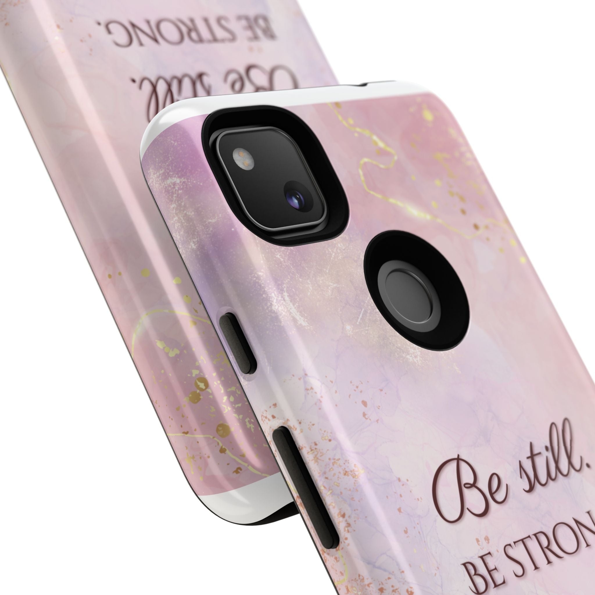 Be Still, Be Strong Marble Phone Case