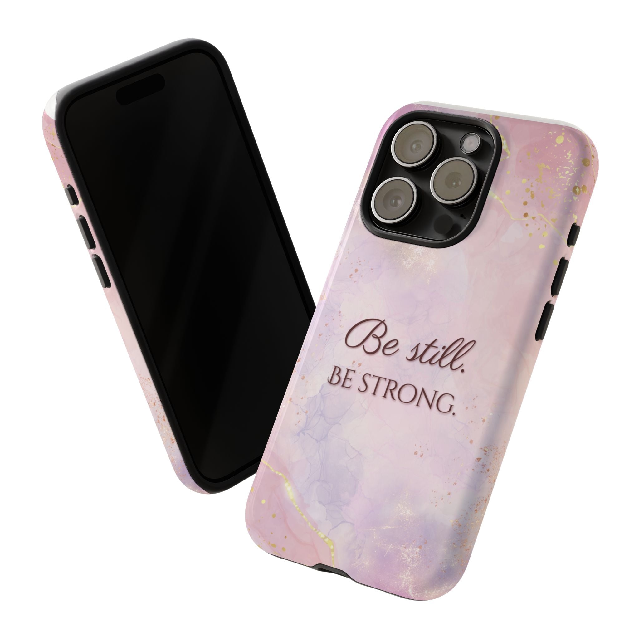 Be Still, Be Strong Marble Phone Case