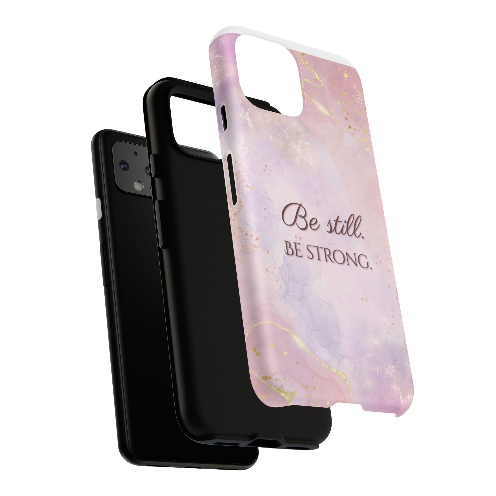 Be Still, Be Strong Marble Phone Case