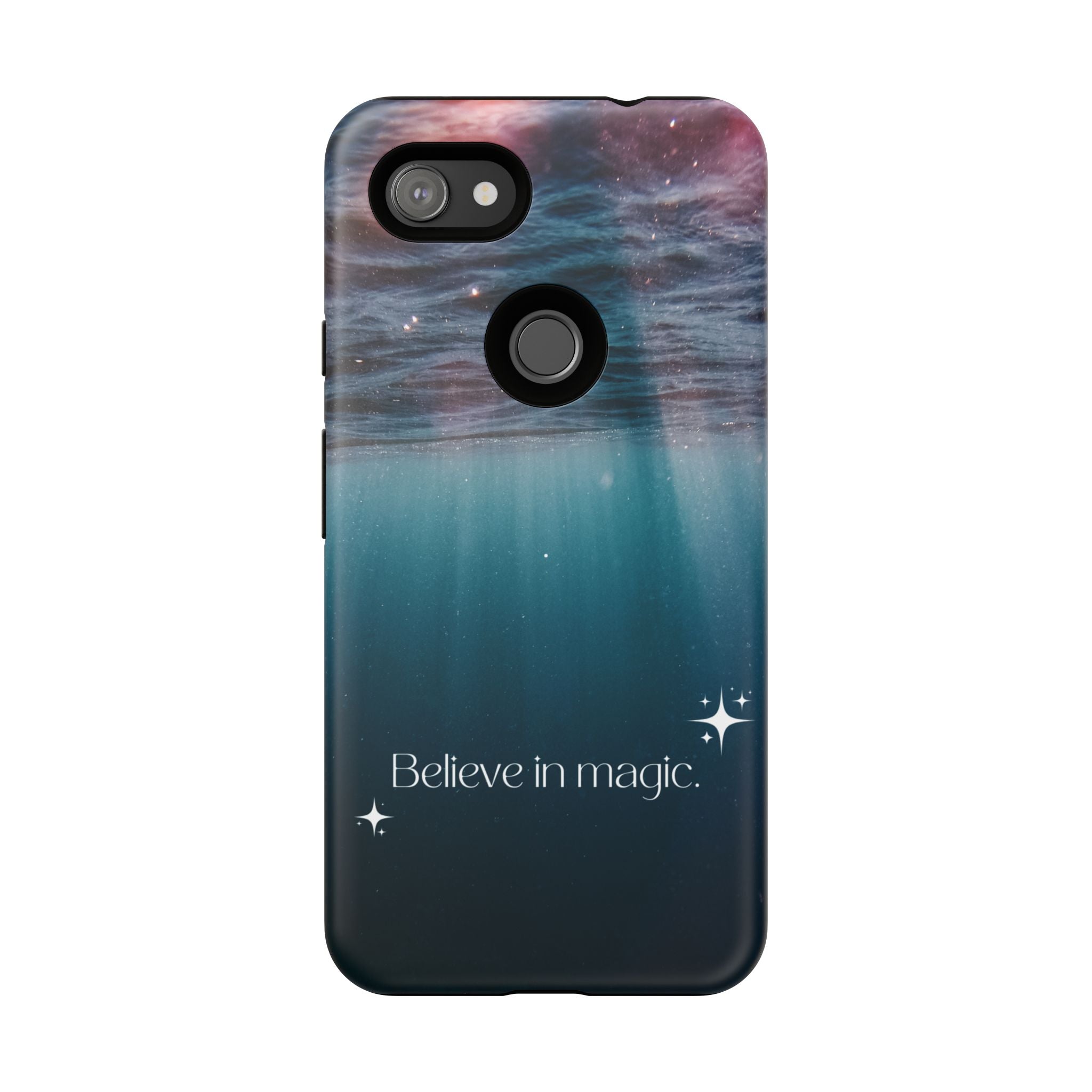 Believe in Magic Phone Case — Galaxy Ocean Phone Case