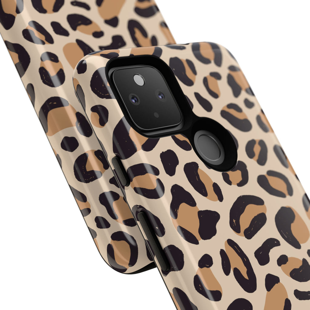 Leopard Print Tough Phone Case — Stylish Protective Phone Cover
