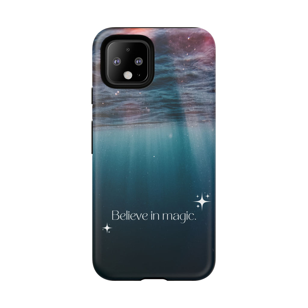 Believe in Magic Phone Case — Galaxy Ocean Phone Case