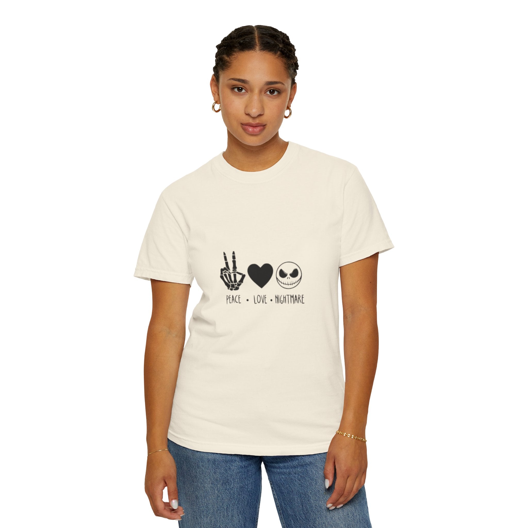 Peace • Love • Nightmare T-Shirt — Jack Skellington Inspired Graphic Tee