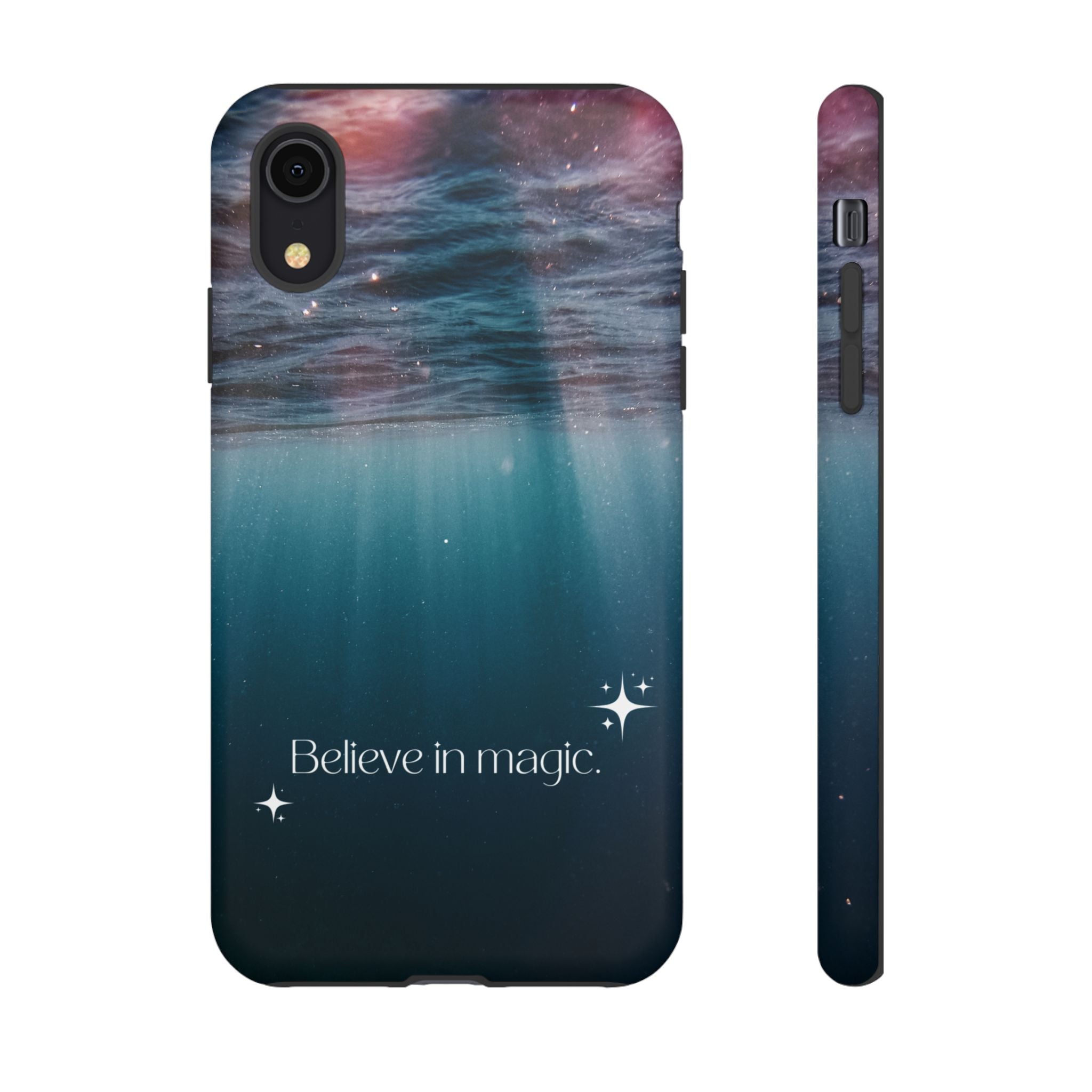 Believe in Magic Phone Case — Galaxy Ocean Phone Case