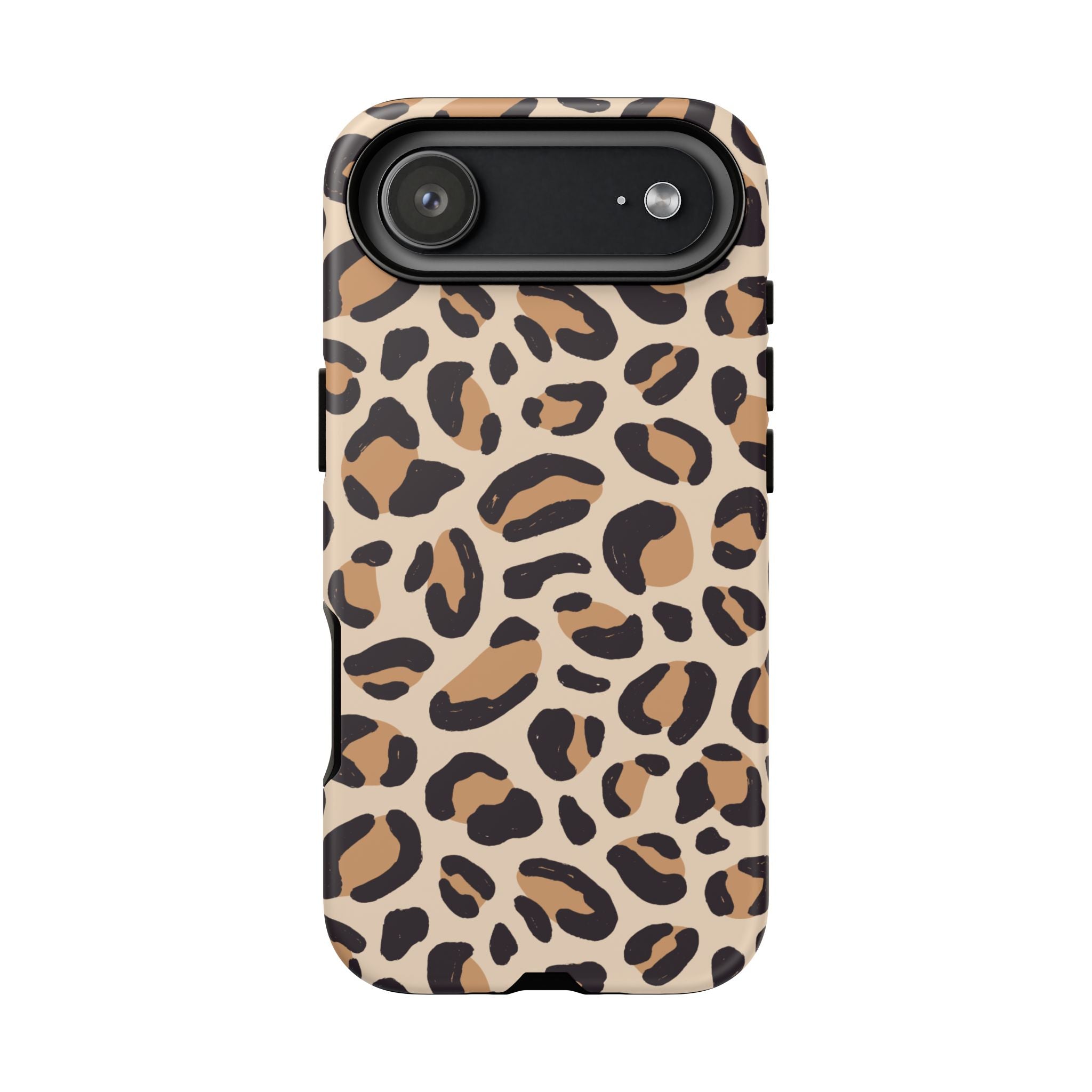 Leopard Print Tough Phone Case — Stylish Protective Phone Cover