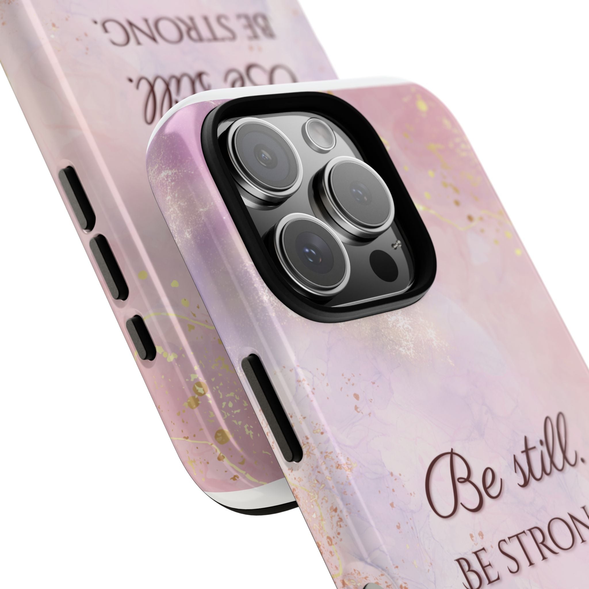 Be Still, Be Strong Marble Phone Case