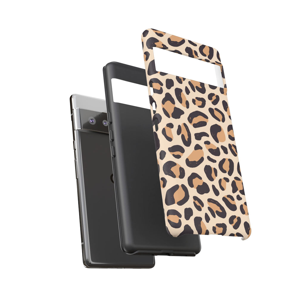 Leopard Print Tough Phone Case — Stylish Protective Phone Cover