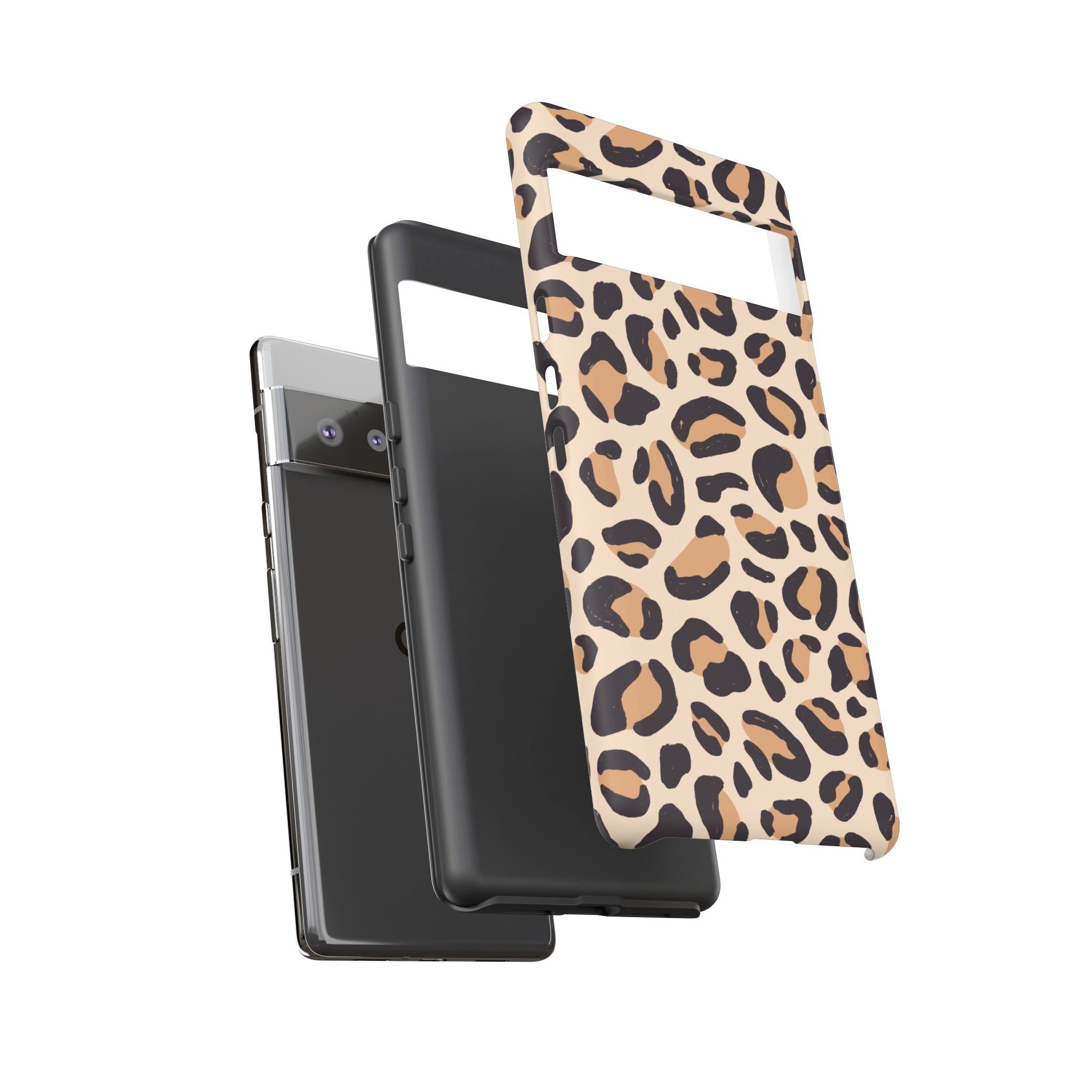 Leopard Print Tough Phone Case — Stylish Protective Phone Cover