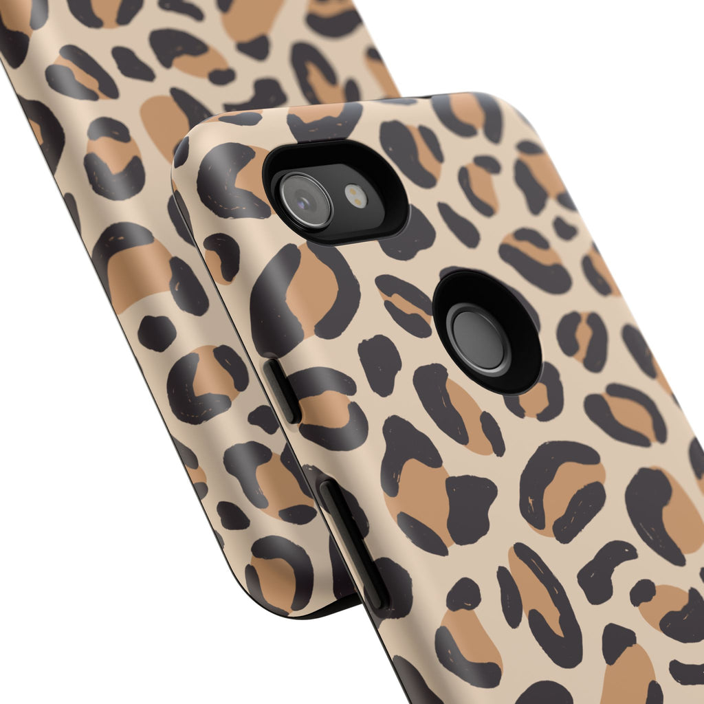 Leopard Print Tough Phone Case — Stylish Protective Phone Cover