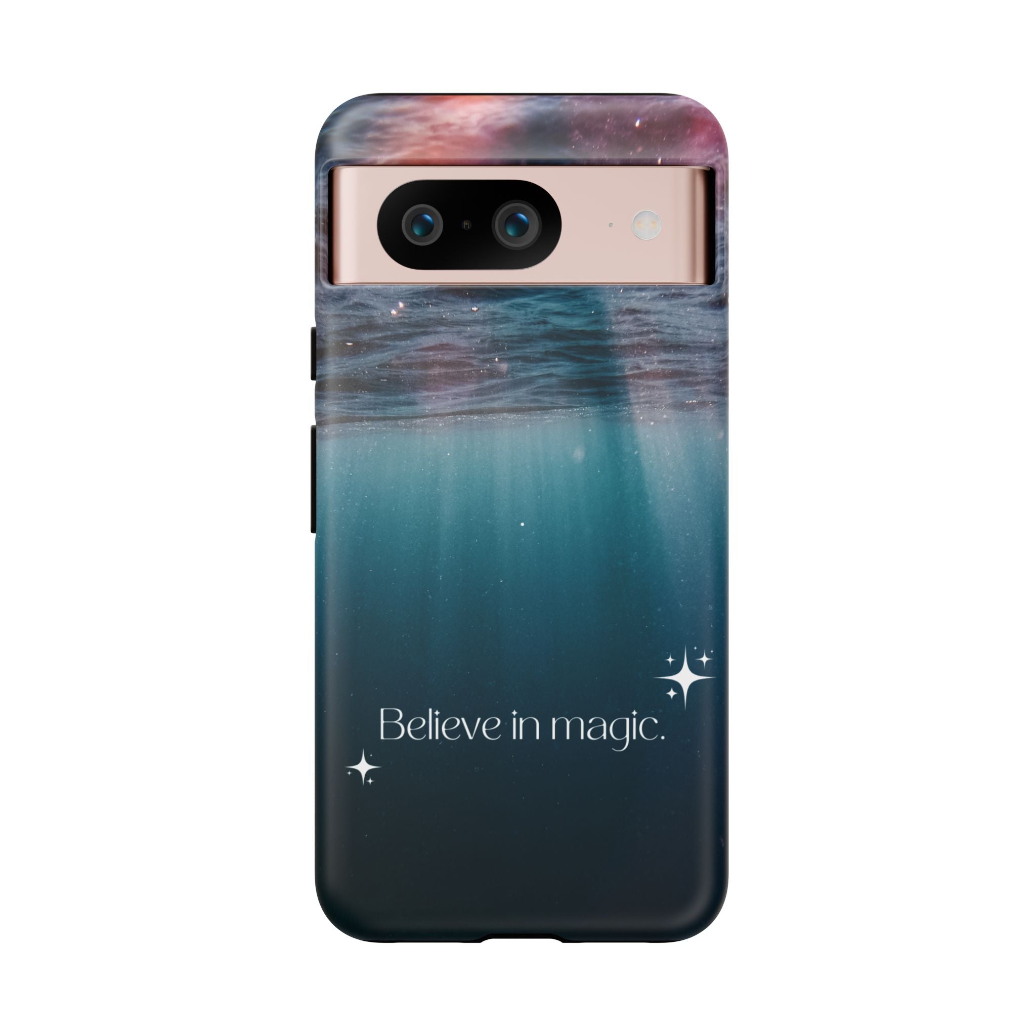 Believe in Magic Phone Case — Galaxy Ocean Phone Case