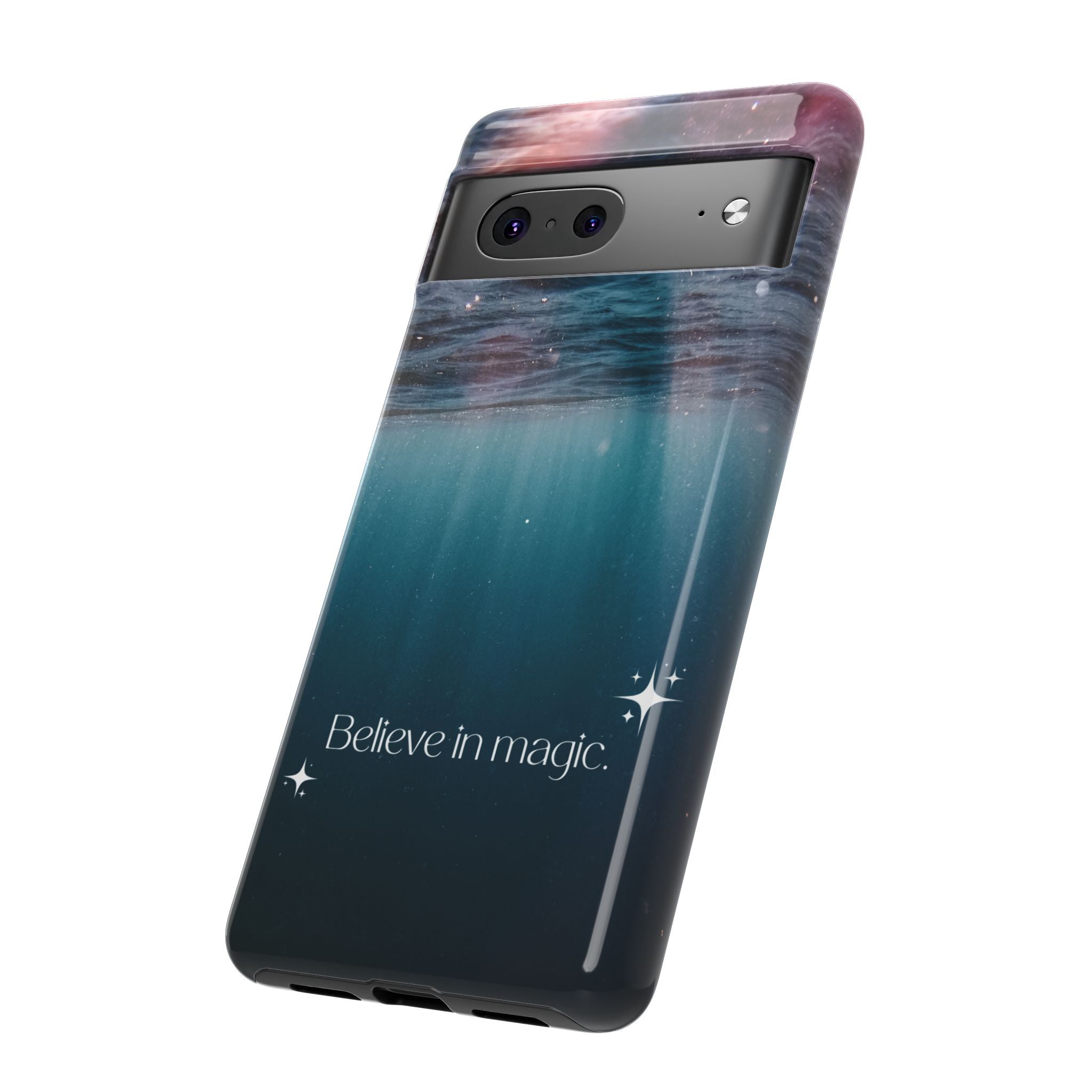 Believe in Magic Phone Case — Galaxy Ocean Phone Case