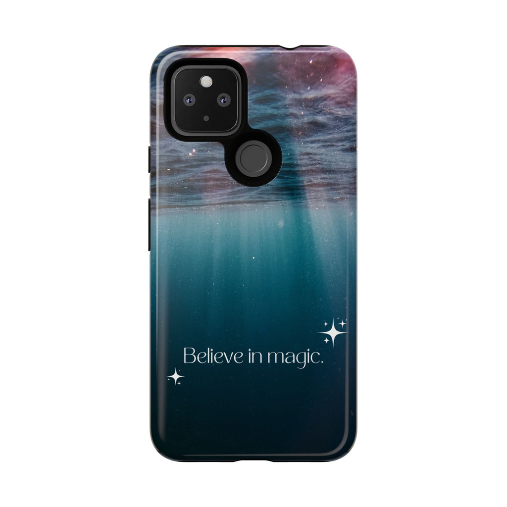 Believe in Magic Phone Case — Galaxy Ocean Phone Case