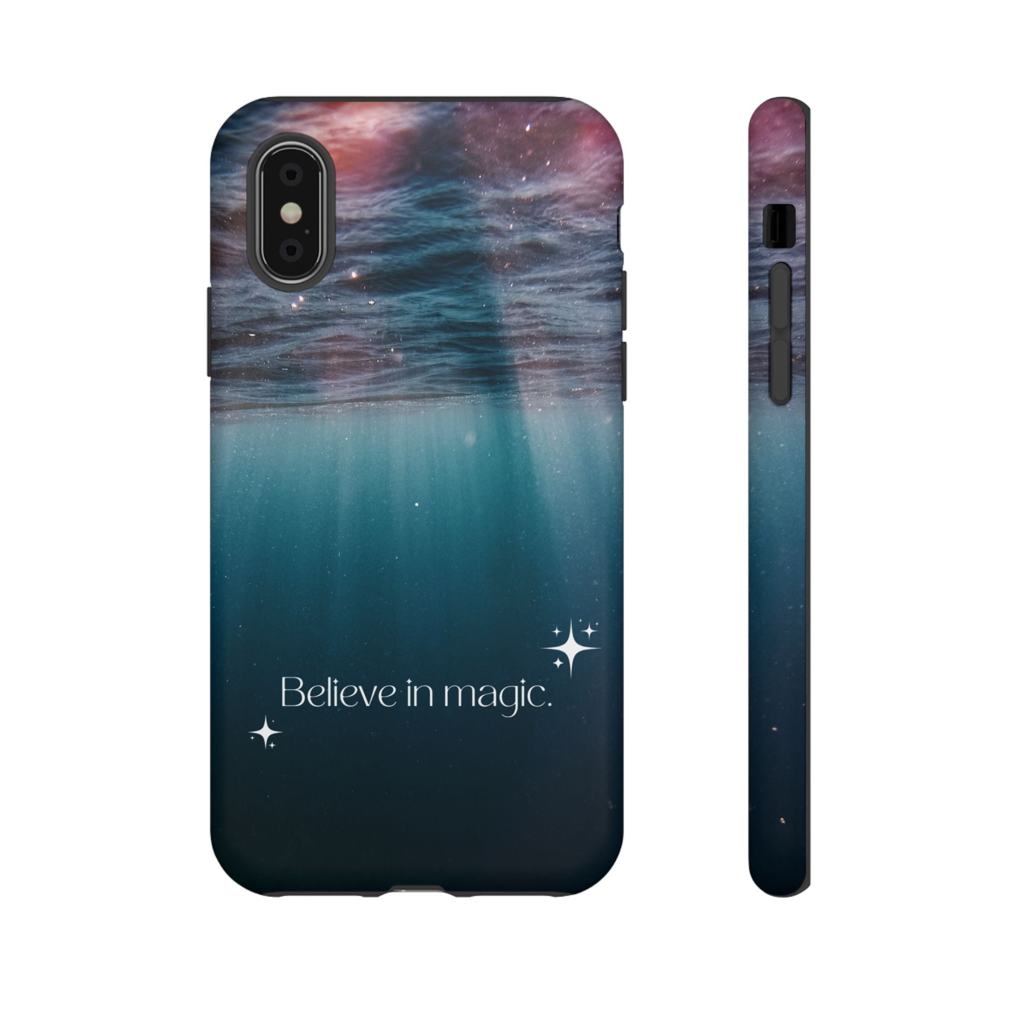 Believe in Magic Phone Case — Galaxy Ocean Phone Case