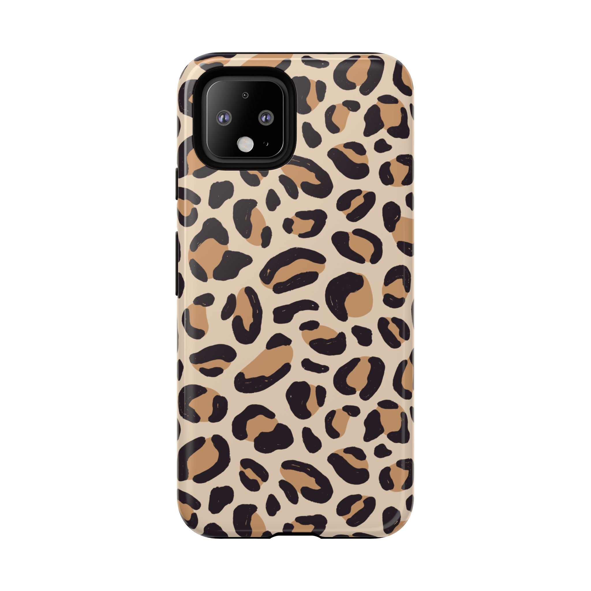 Leopard Print Tough Phone Case — Stylish Protective Phone Cover