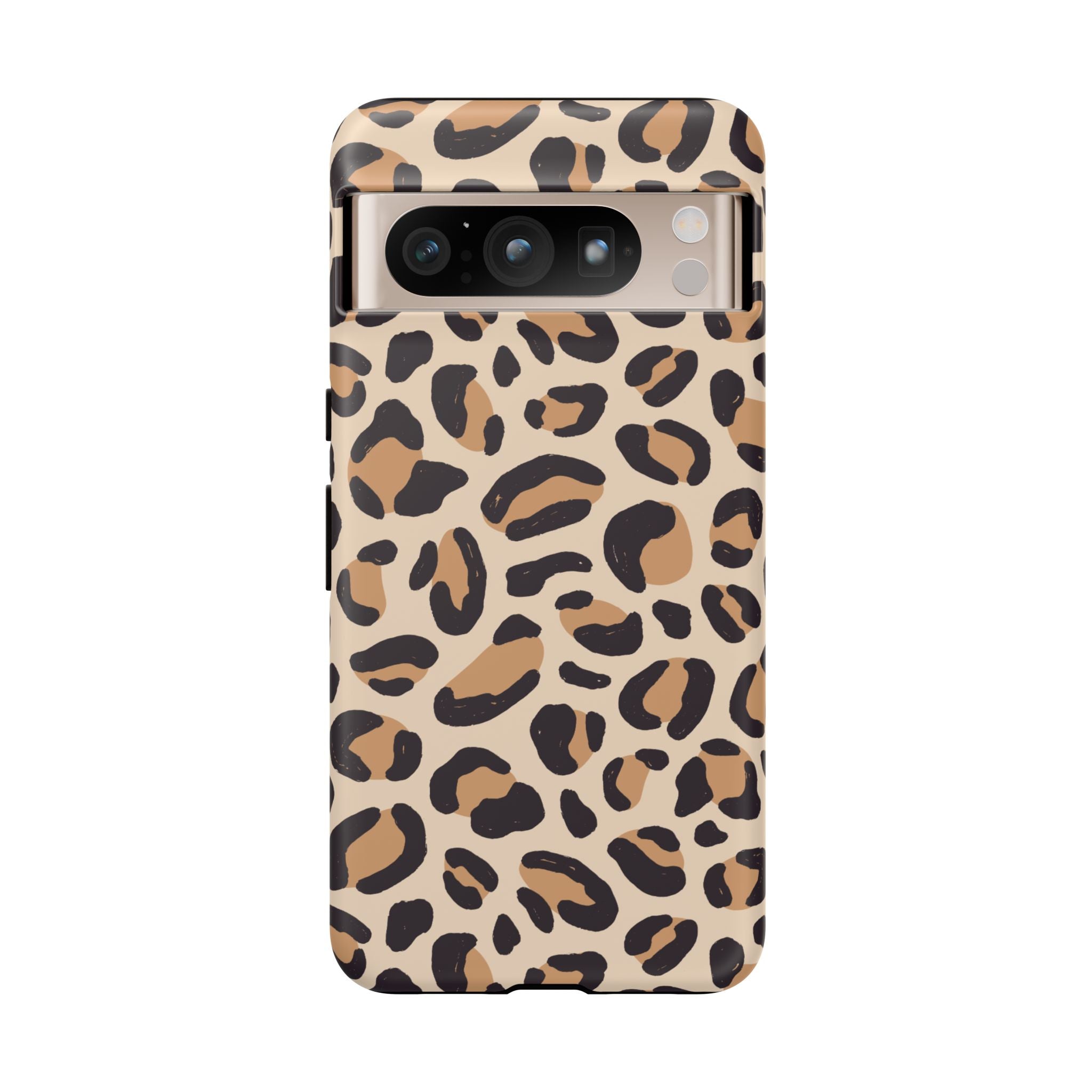 Leopard Print Tough Phone Case — Stylish Protective Phone Cover