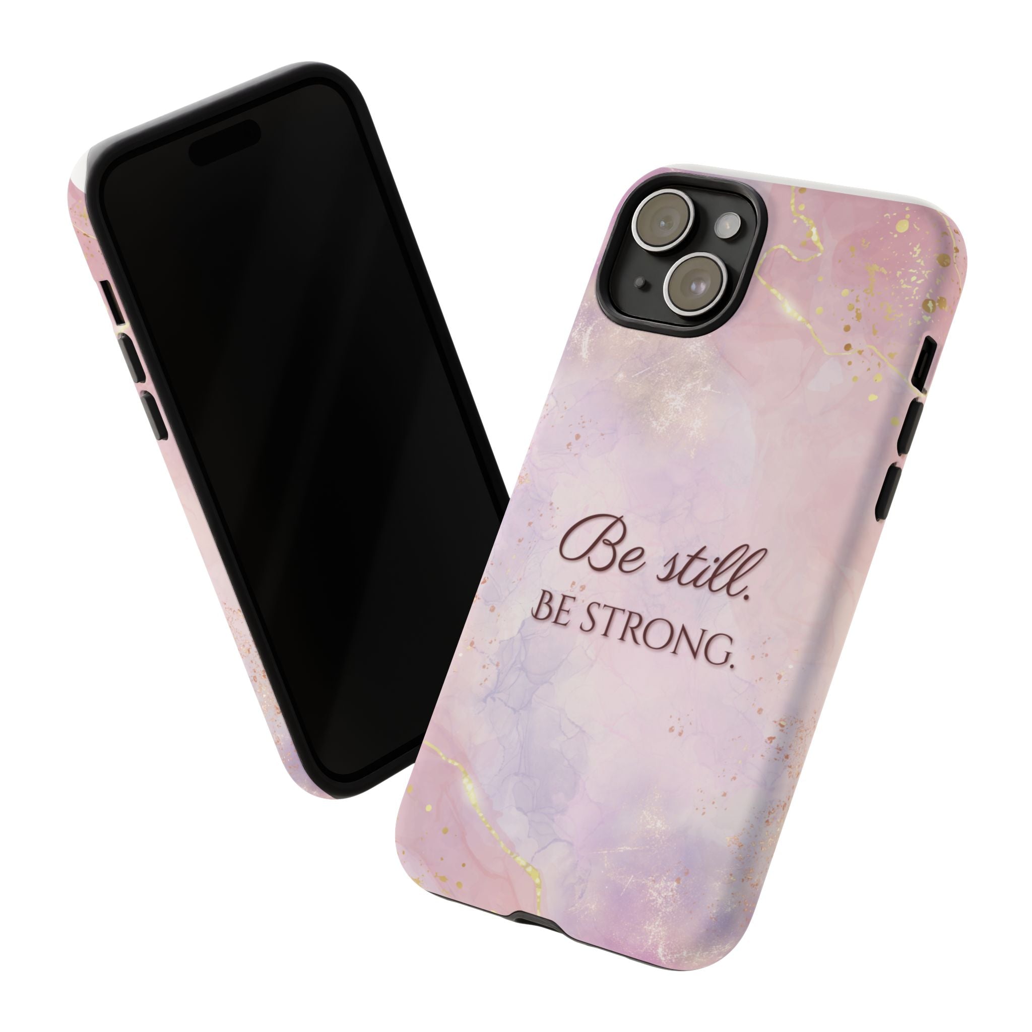 Be Still, Be Strong Marble Phone Case