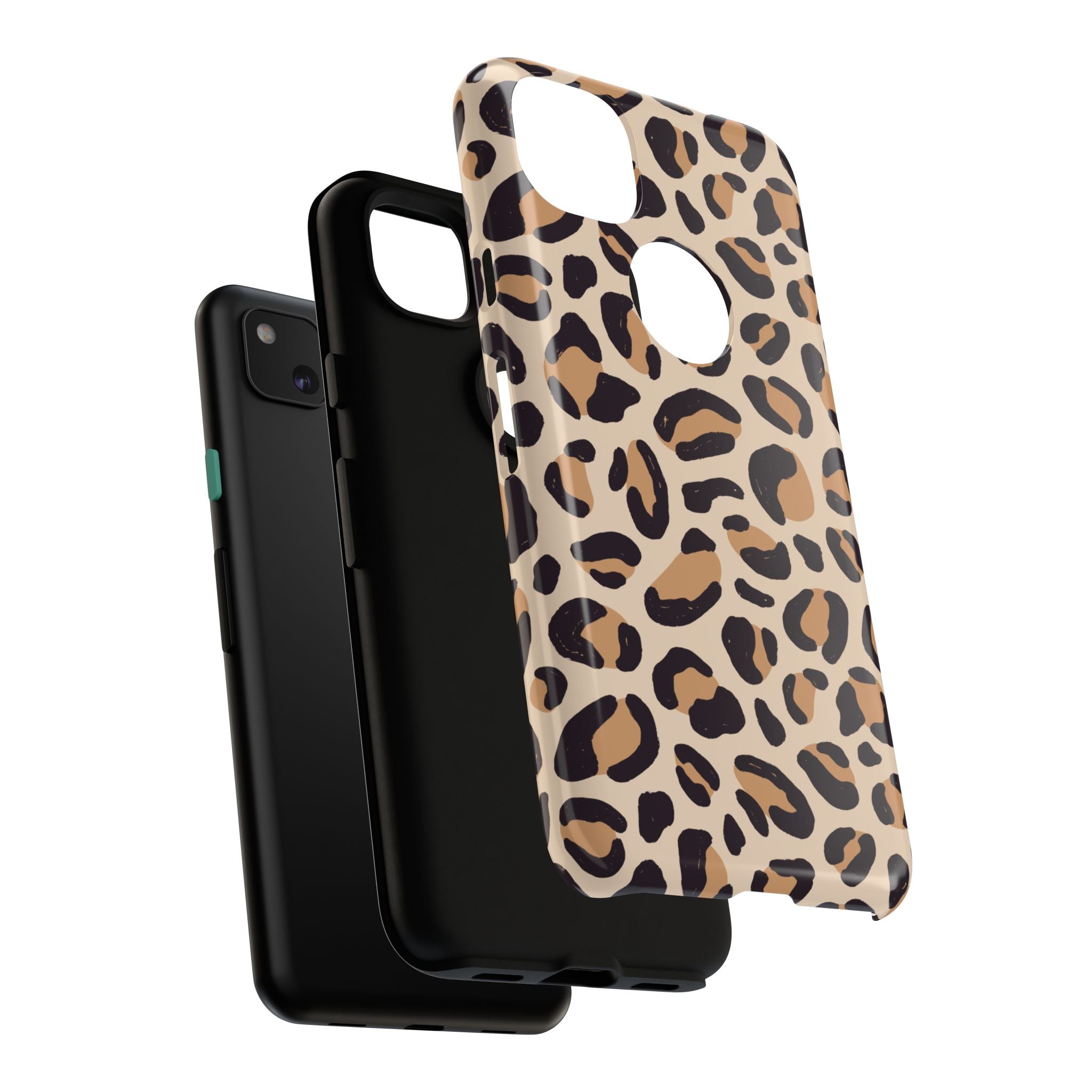 Leopard Print Tough Phone Case — Stylish Protective Phone Cover