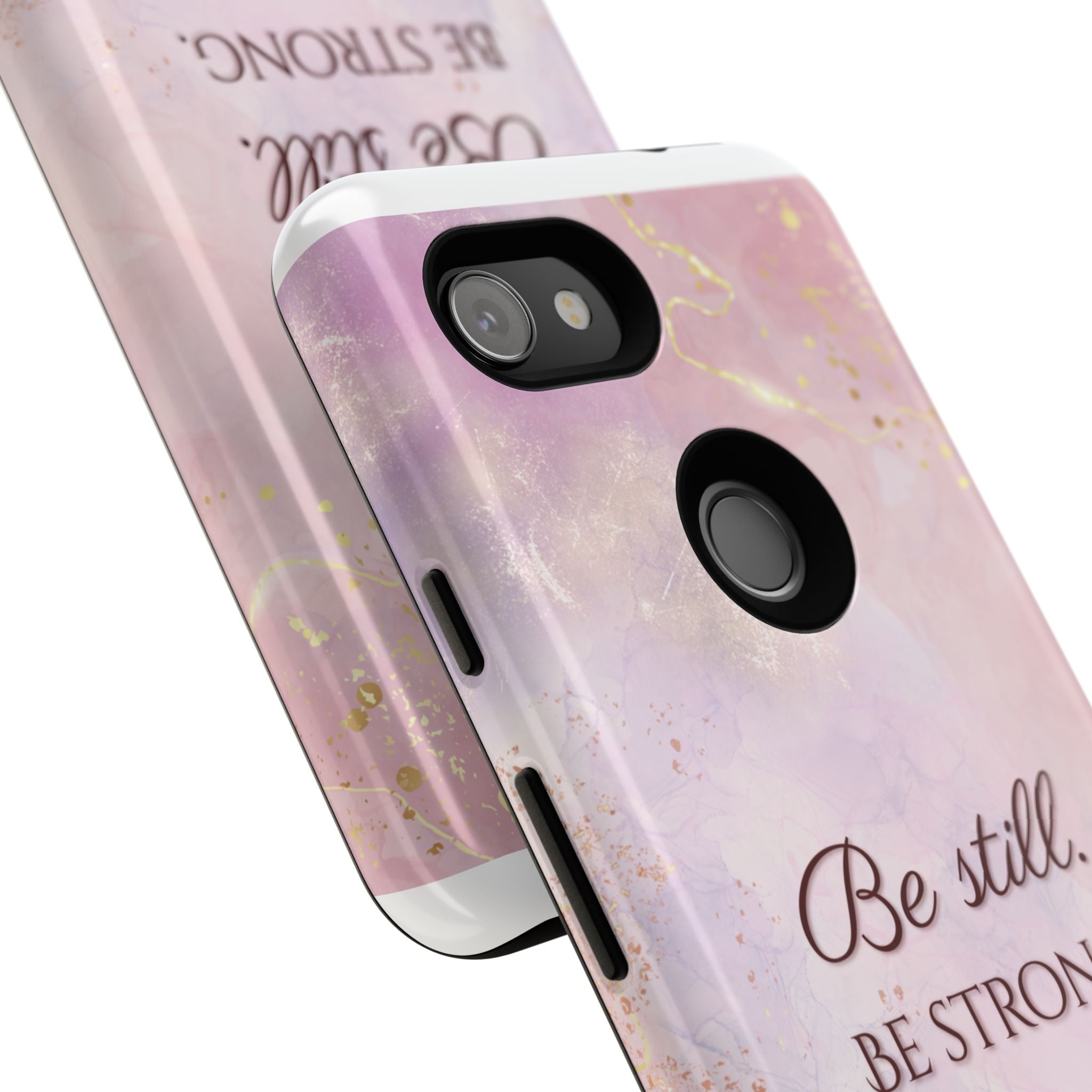 Be Still, Be Strong Marble Phone Case