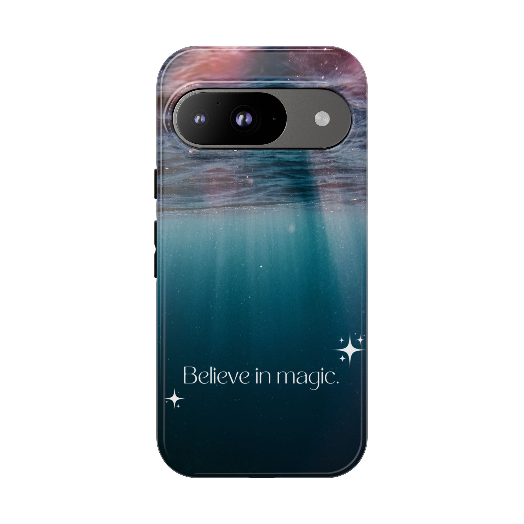 Believe in Magic Phone Case — Galaxy Ocean Phone Case