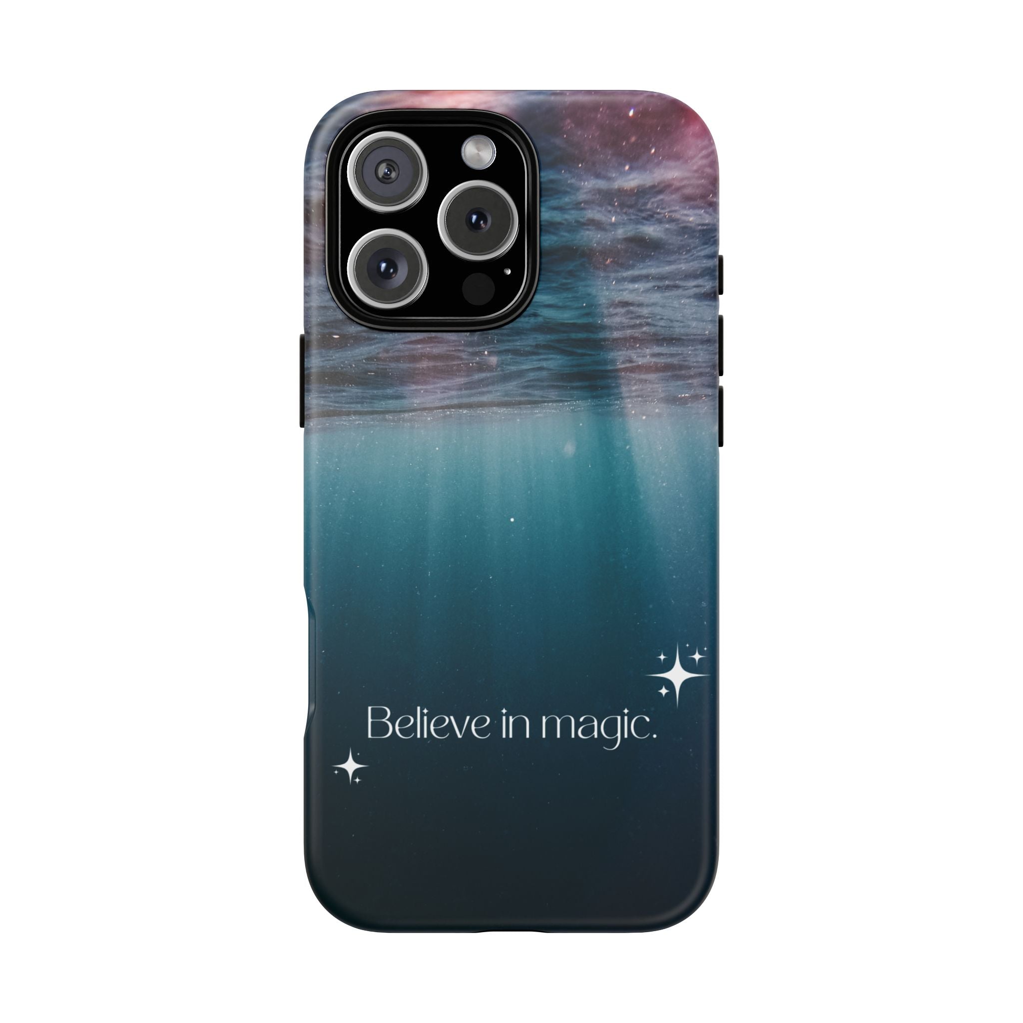 Believe in Magic Phone Case — Galaxy Ocean Phone Case