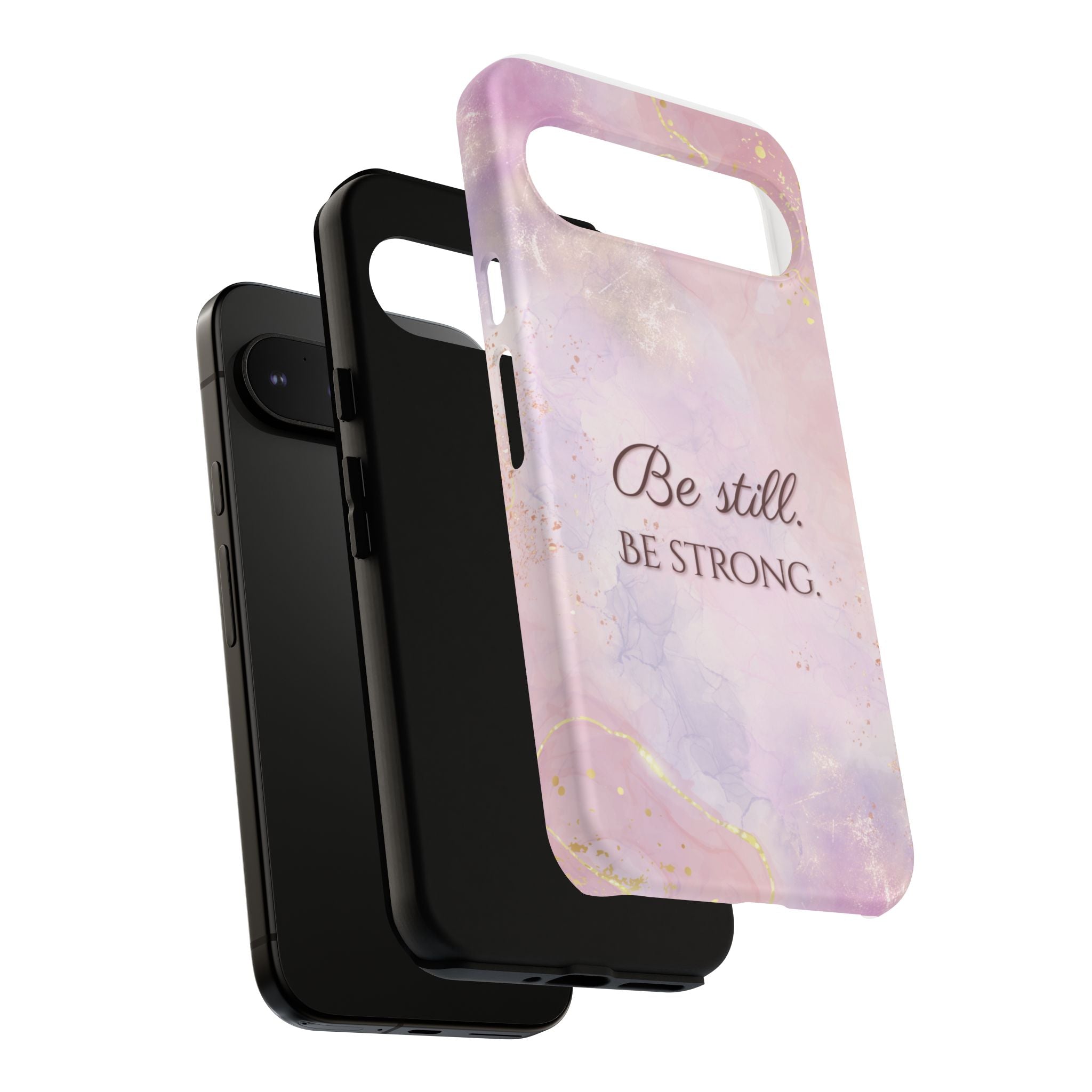 Be Still, Be Strong Marble Phone Case