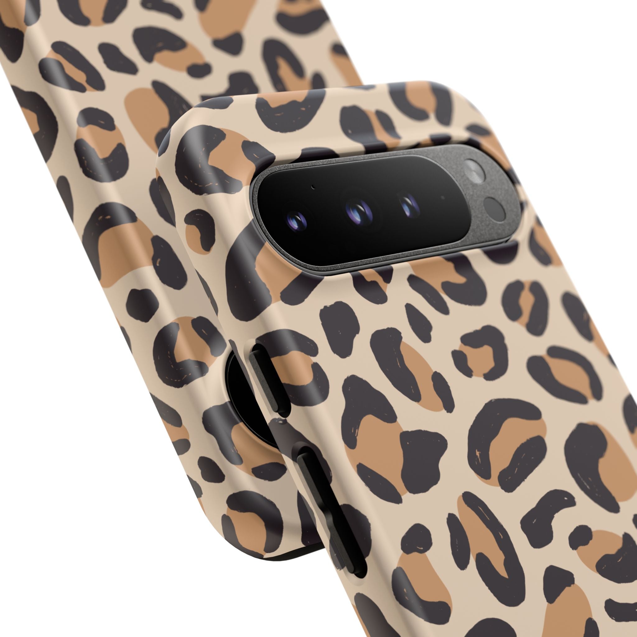Leopard Print Tough Phone Case — Stylish Protective Phone Cover