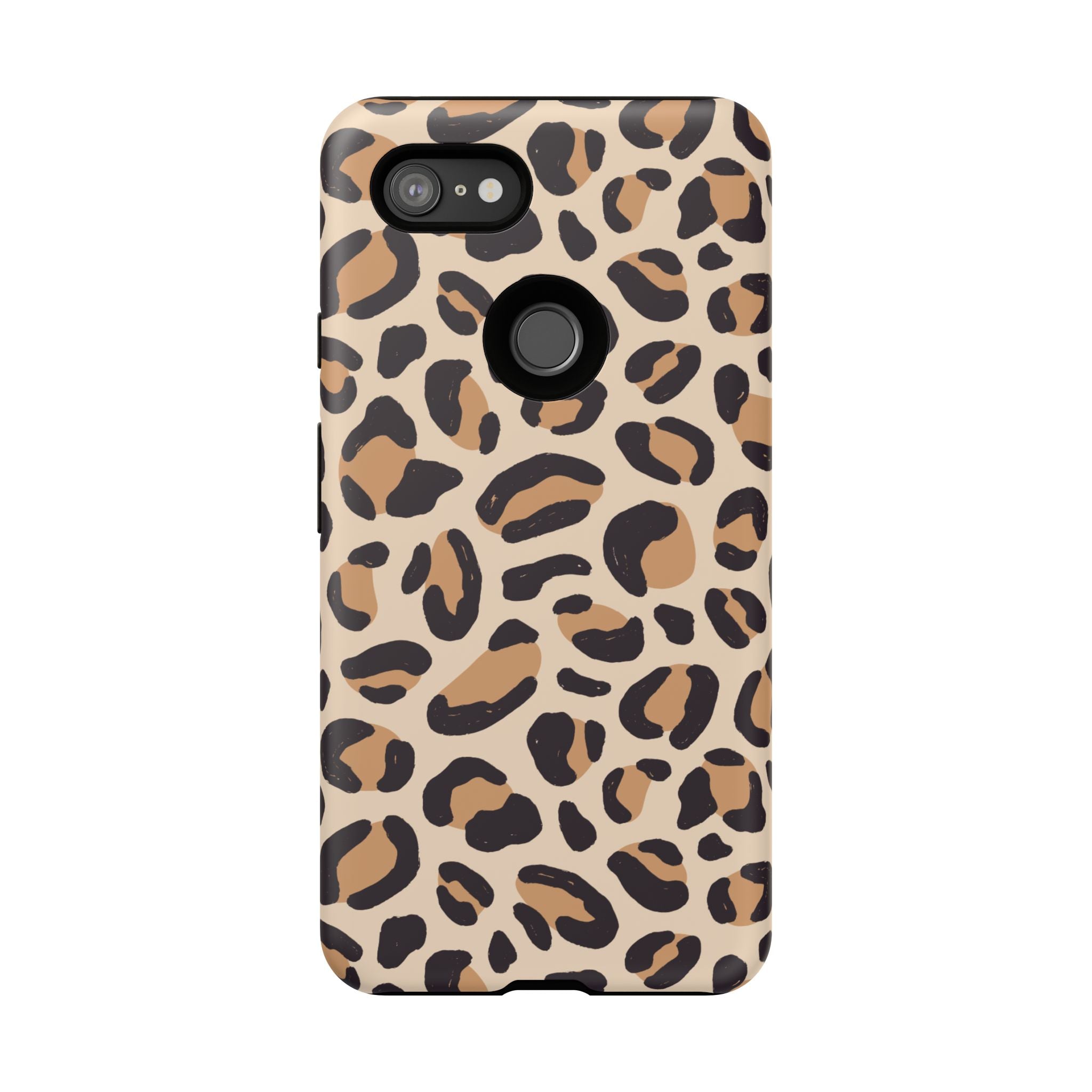 Leopard Print Tough Phone Case — Stylish Protective Phone Cover